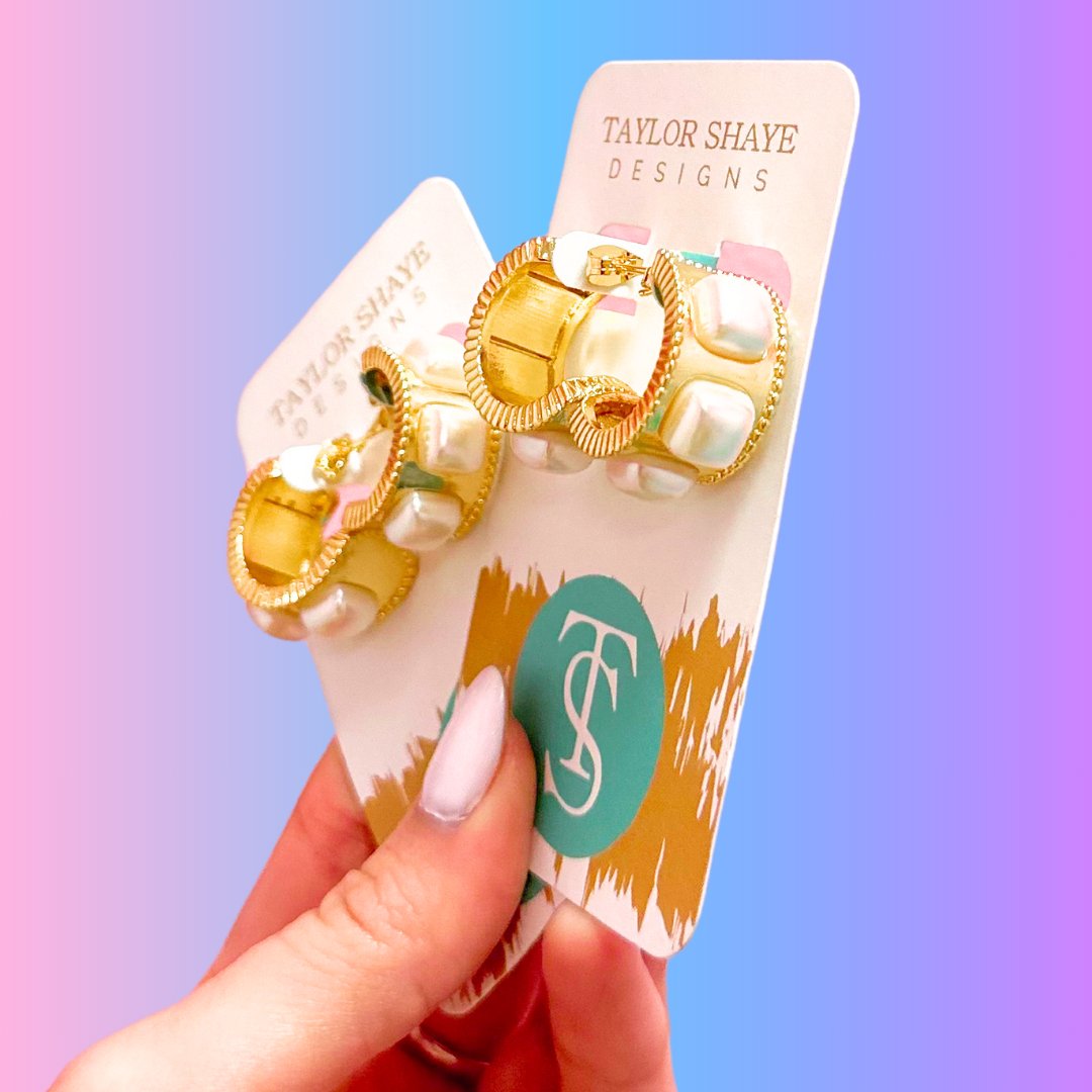Josie Pearl Hoops - Mercantile213