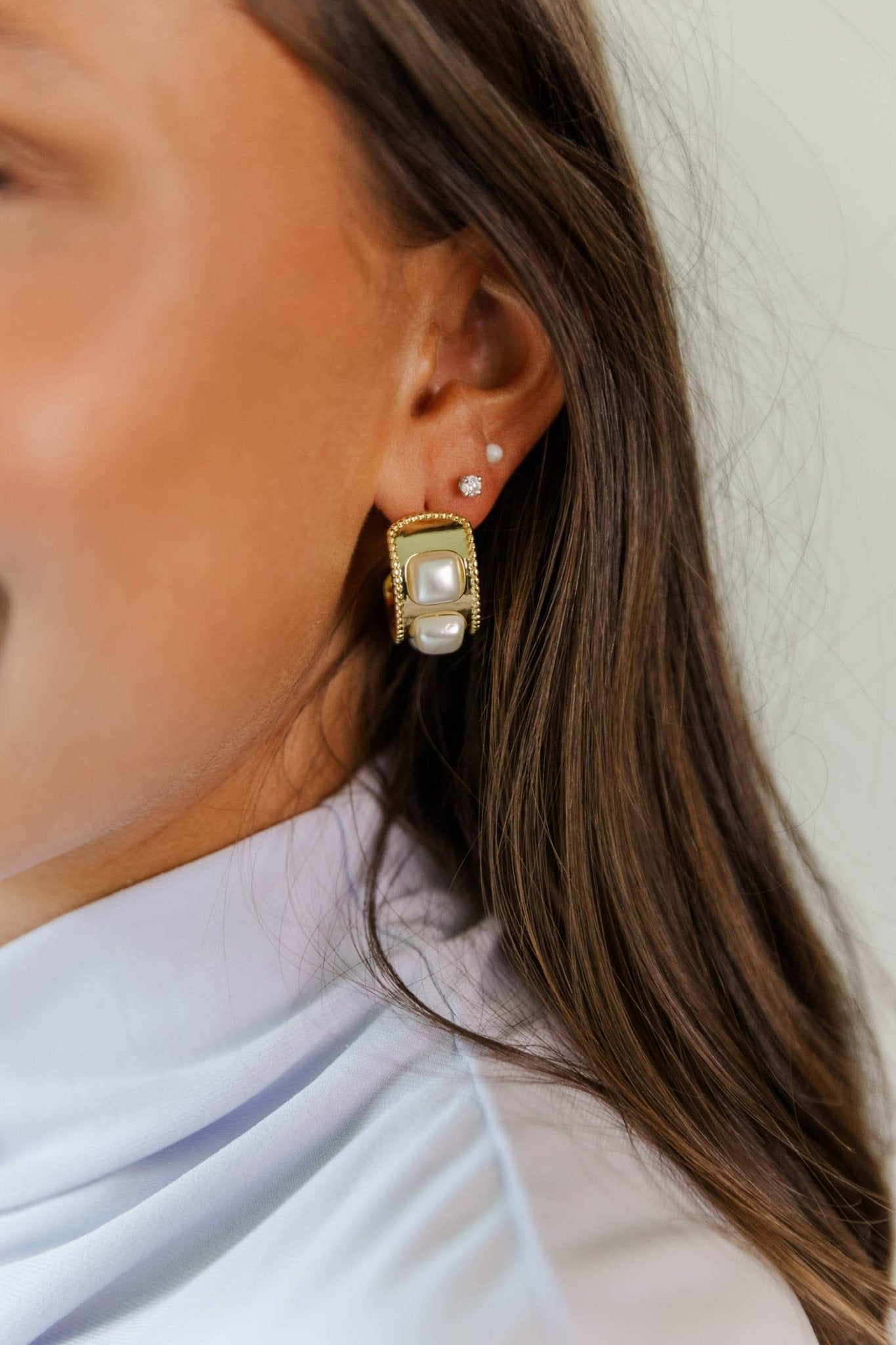 Josie Pearl Hoops - Mercantile213