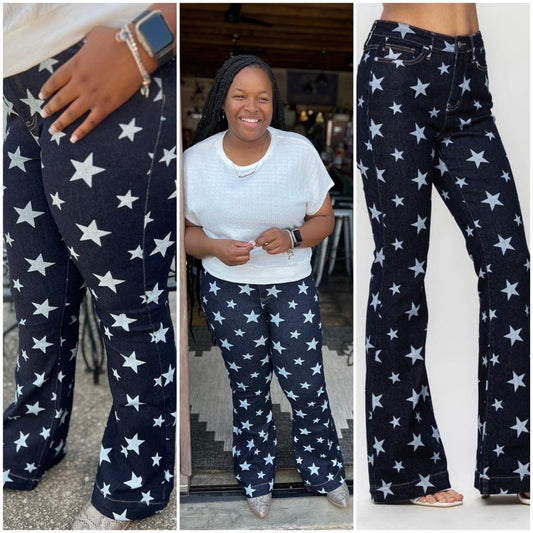 Judy Blue All Over Star JB88662 - Mercantile213