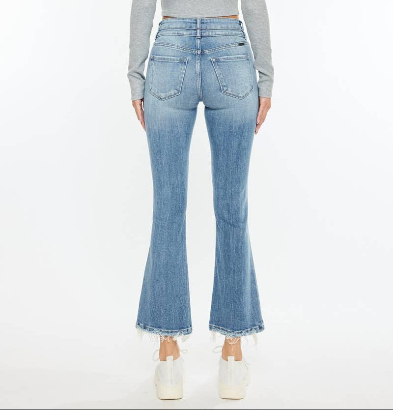 KanCan High Rise Crop Bootcut - KC2580M - Mercantile213
