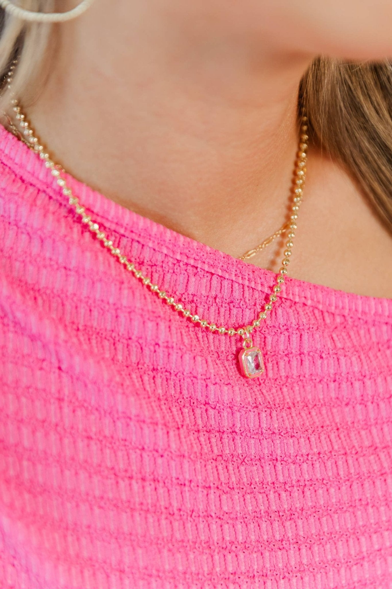 Katie Necklace: White - Mercantile213