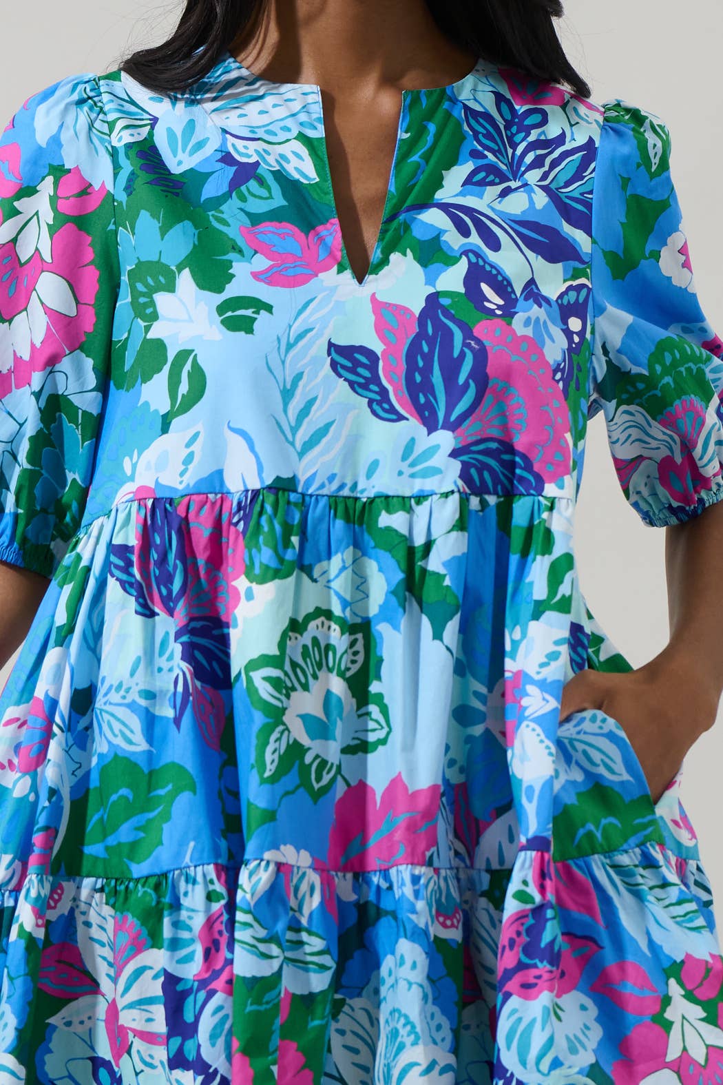 Lavera Floral Mini Dress - Mercantile213