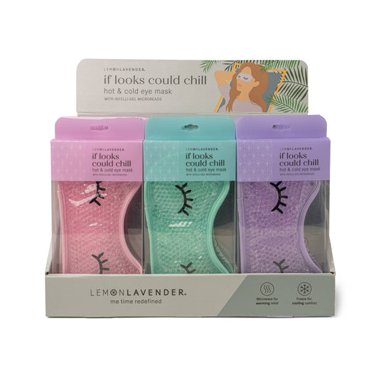 Lemon Lavender If Looks Could Chill Hot & Cold Gel Eye Mask - Mercantile213