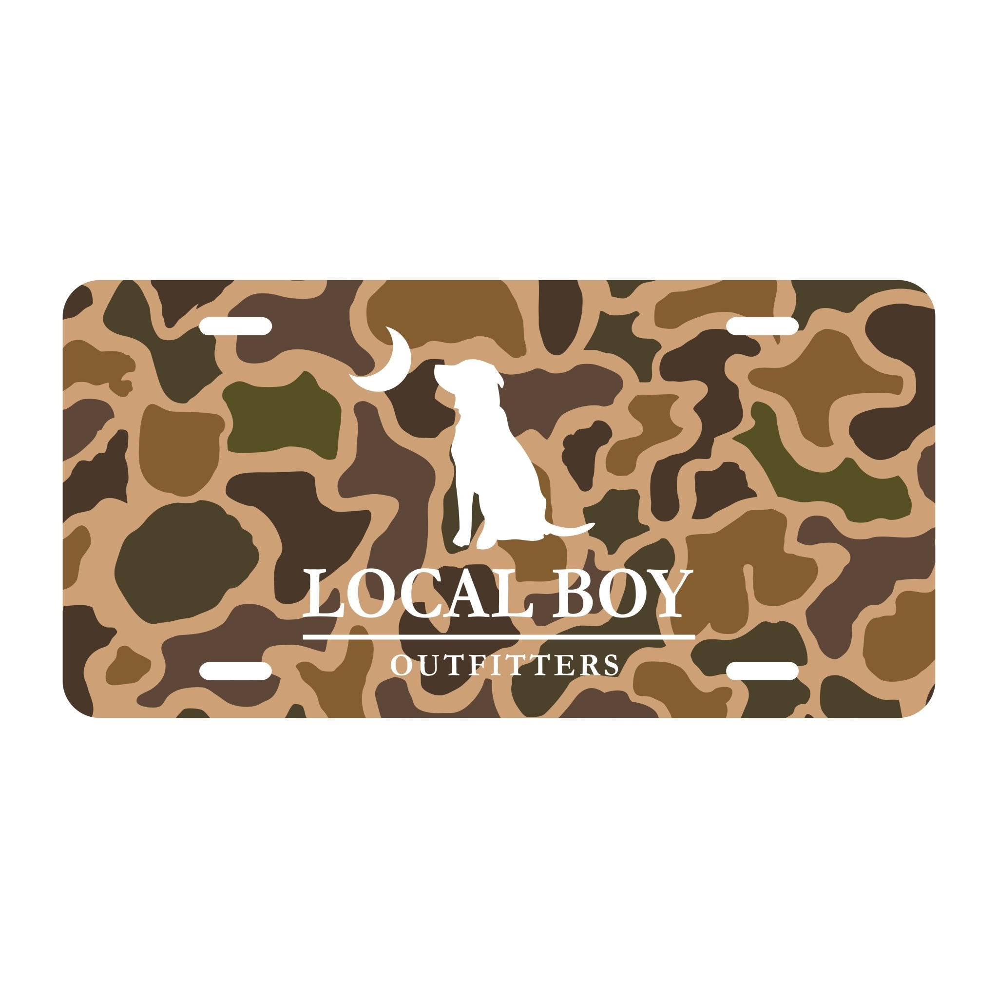 License Plate - Old School Camo - Mercantile213