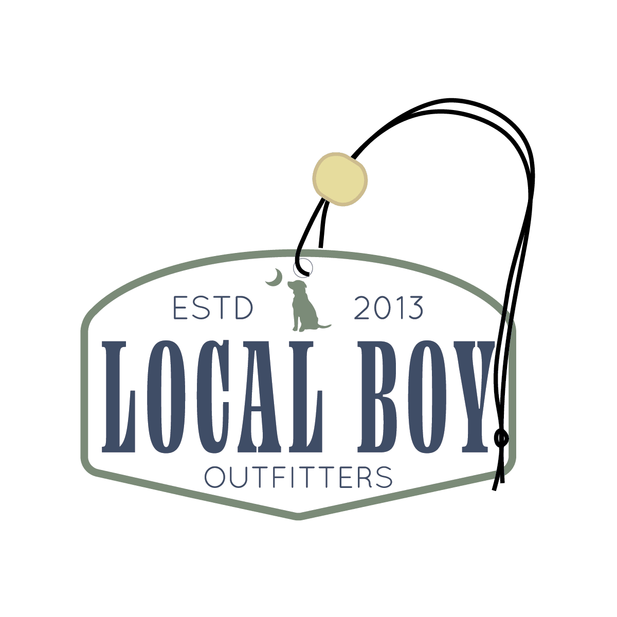 Local Boy Air Freshener: Homegrown Badge - Mercantile213