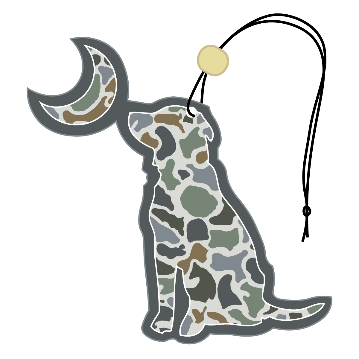 Local Boy Air Freshener: LCF Bluff Dog & Moon - Mercantile213