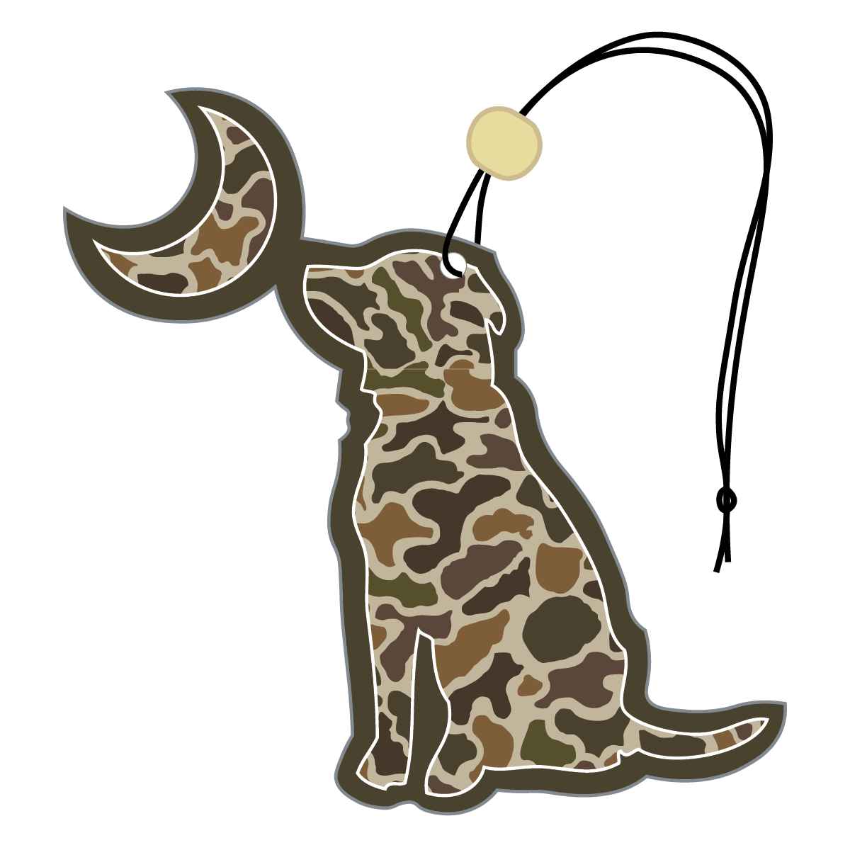Local Boy Air Freshener: LCV Bluff Dog & Moon - Mercantile213