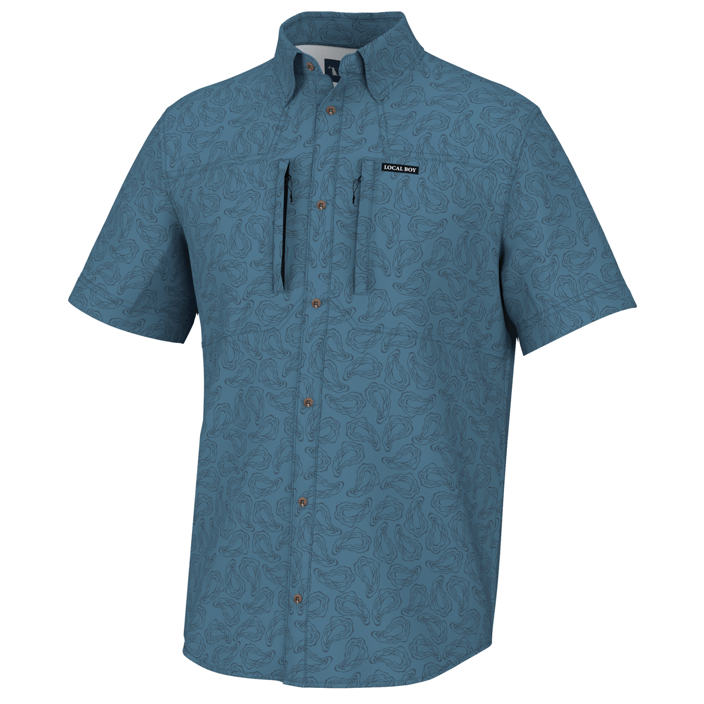 Local Boy Backcountry S/S Blue Oyster - Mercantile213