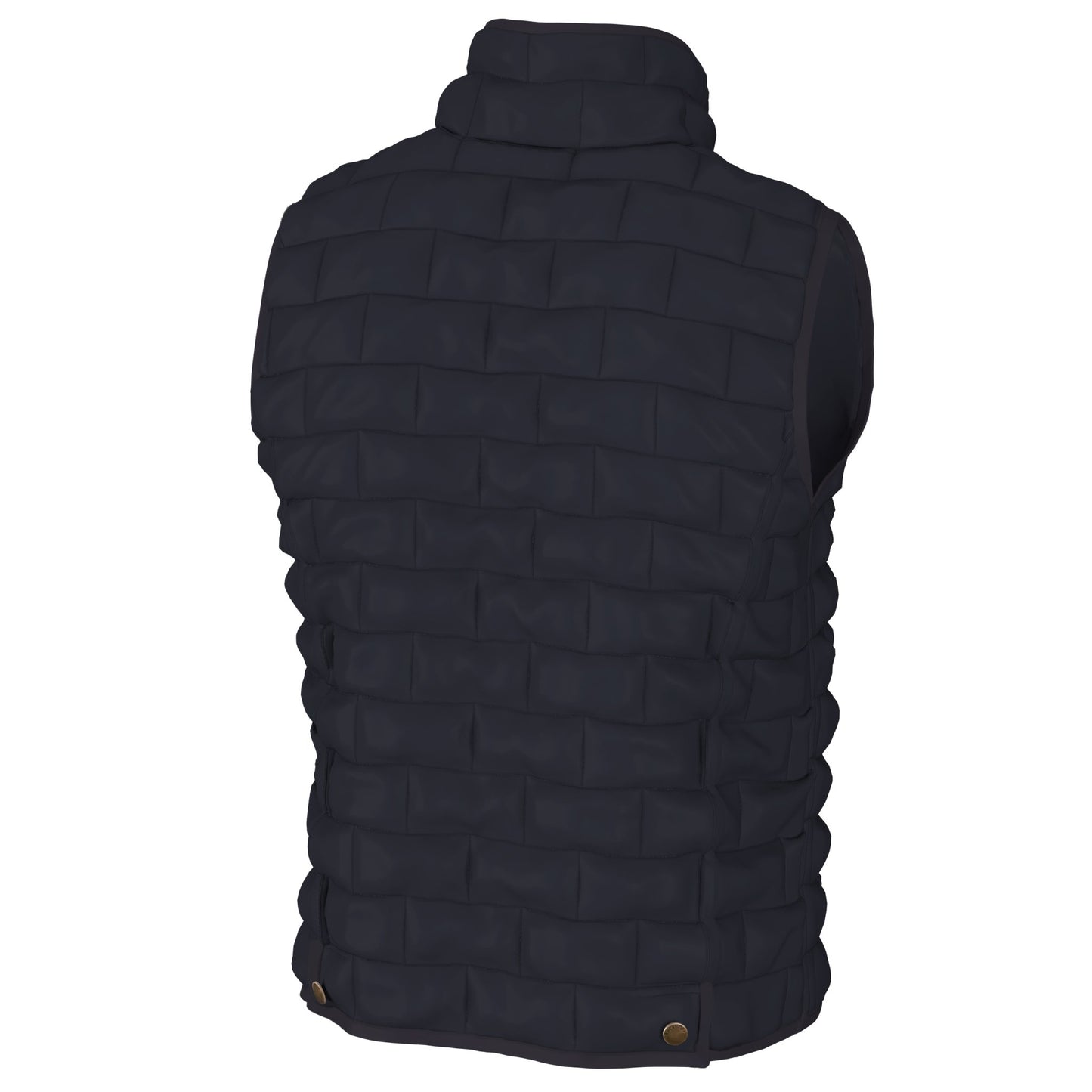 Local Boy Brick Quilted Vest - Navy - Mercantile213