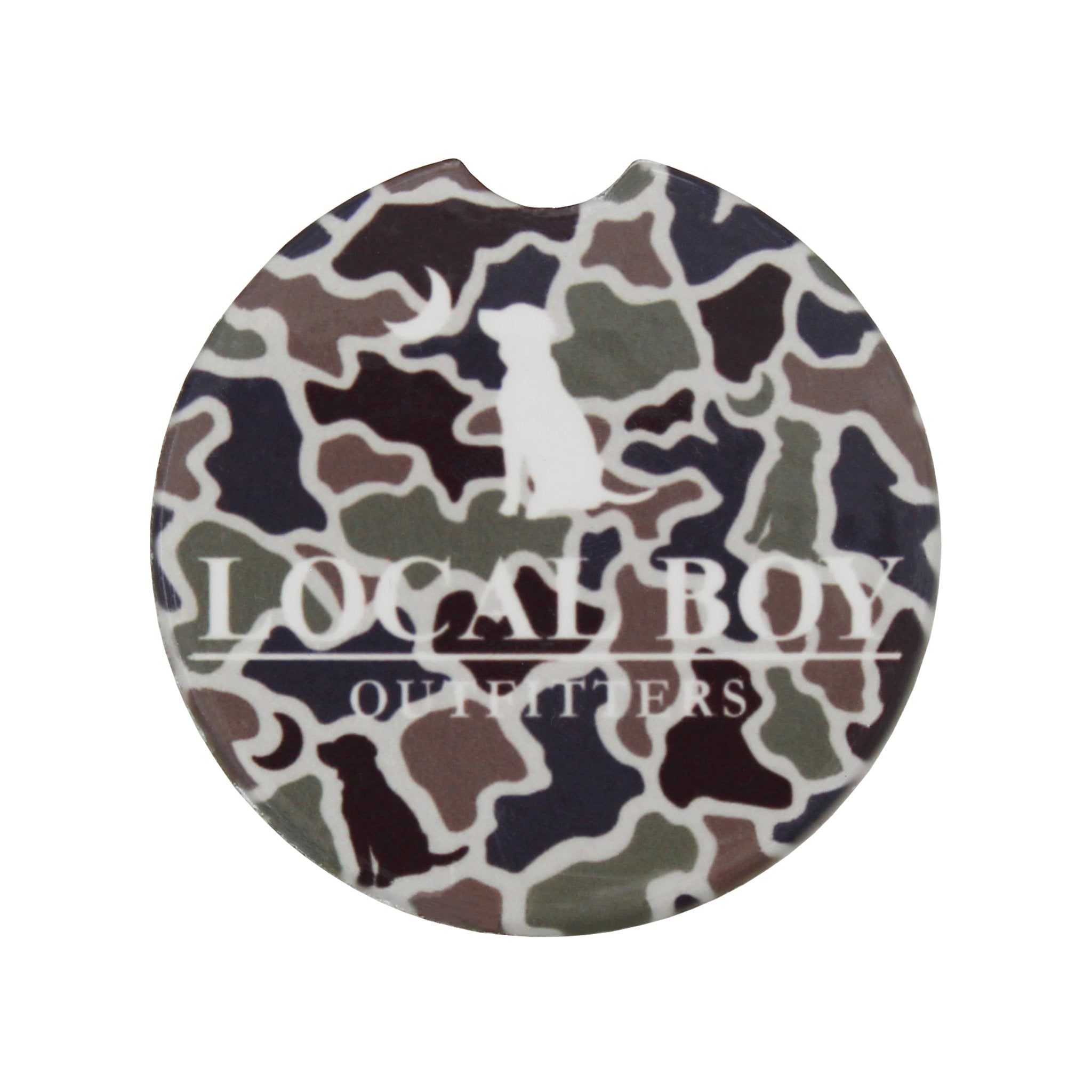 Local Boy Car Coaster - Dog & Moon - Mercantile213