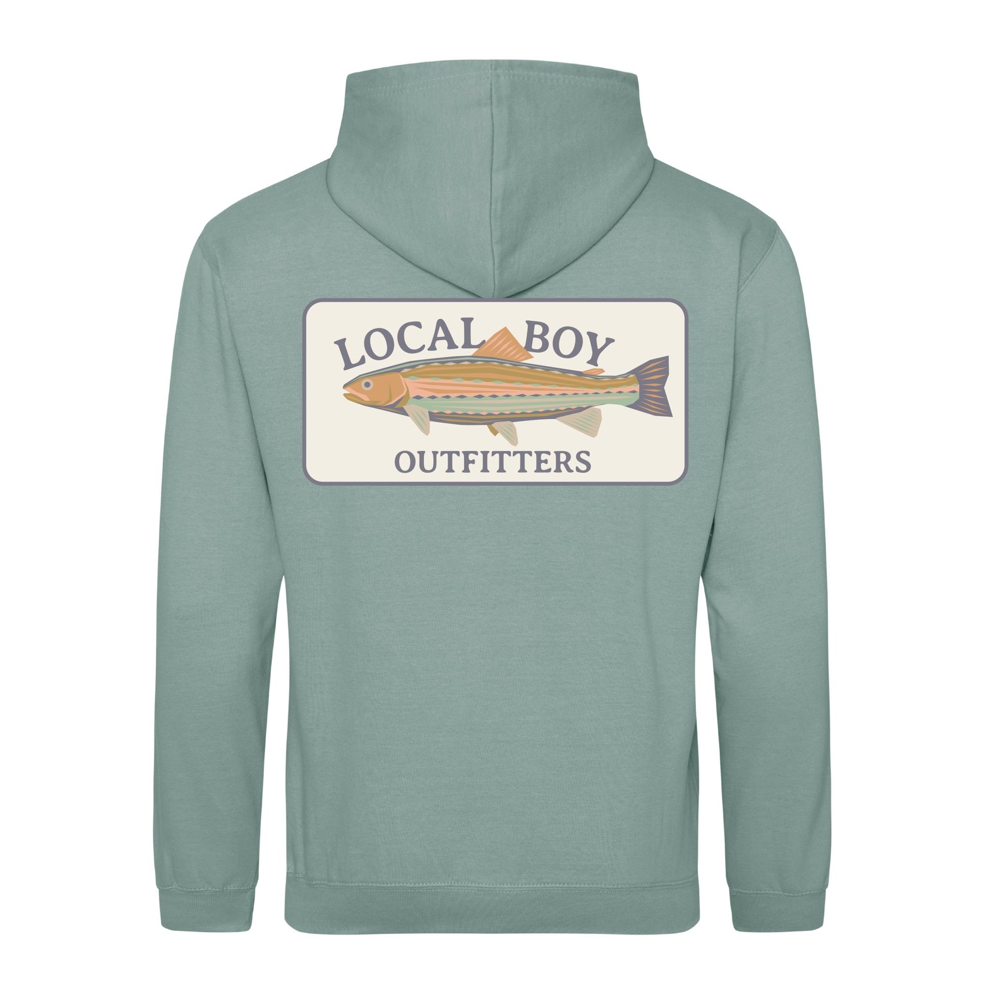 Local Boy Cotton Hoodie - Geo Trout - Mercantile213
