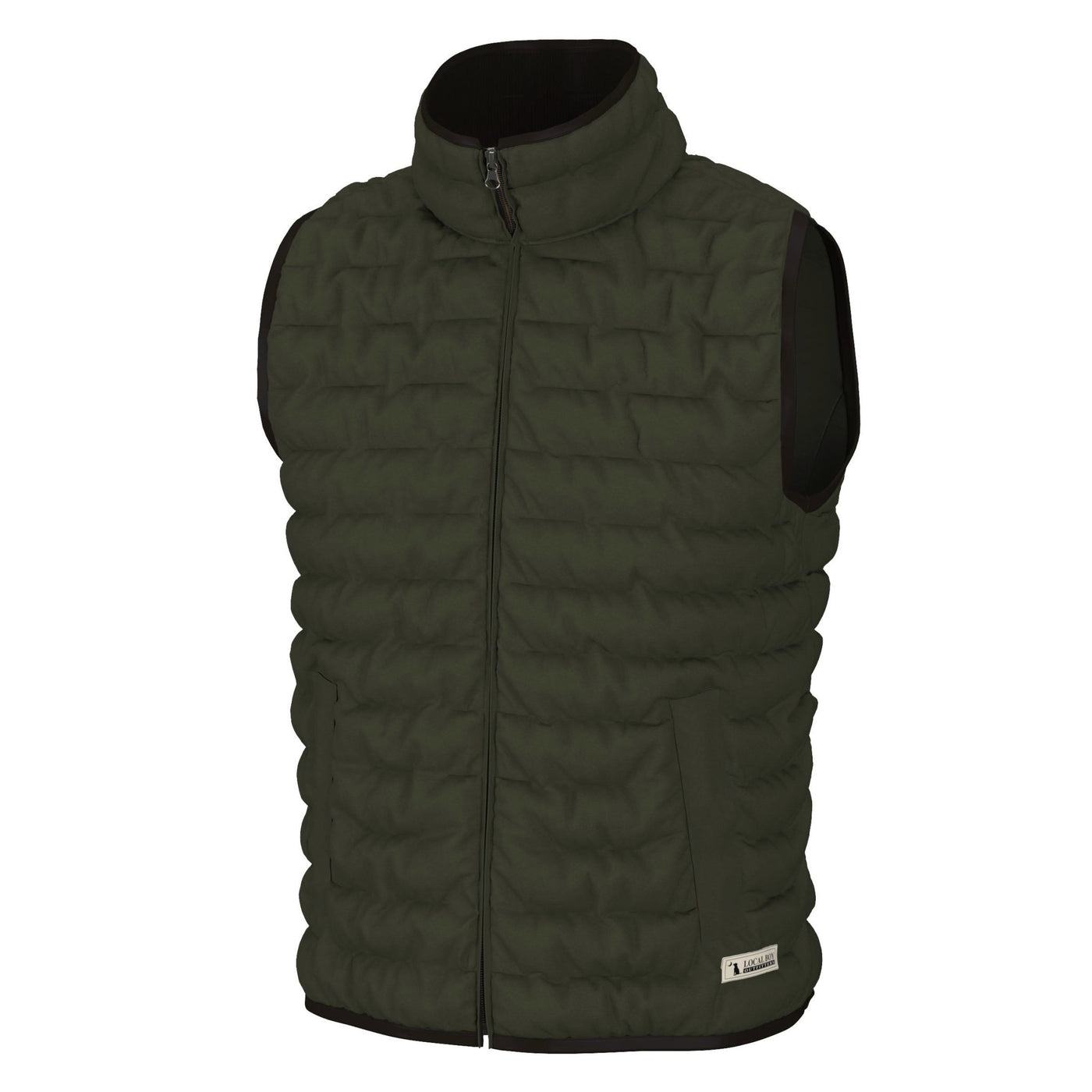 Local Boy Cypress Vest - Olive - Mercantile213