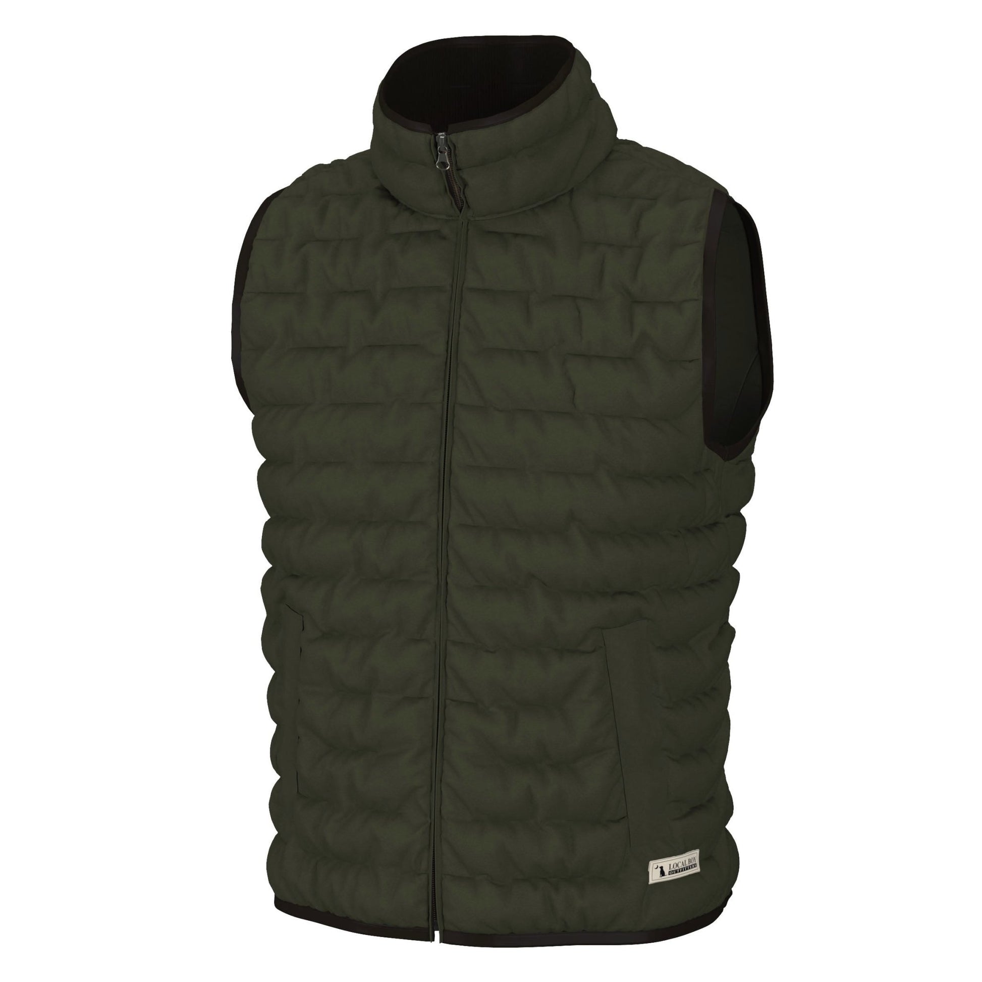 Local Boy Cypress Vest - Olive - Mercantile213