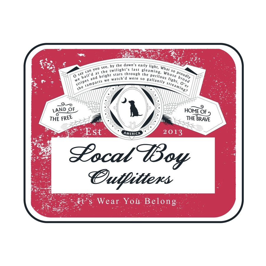 Local Boy Decal - Bud Heavy - Mercantile213