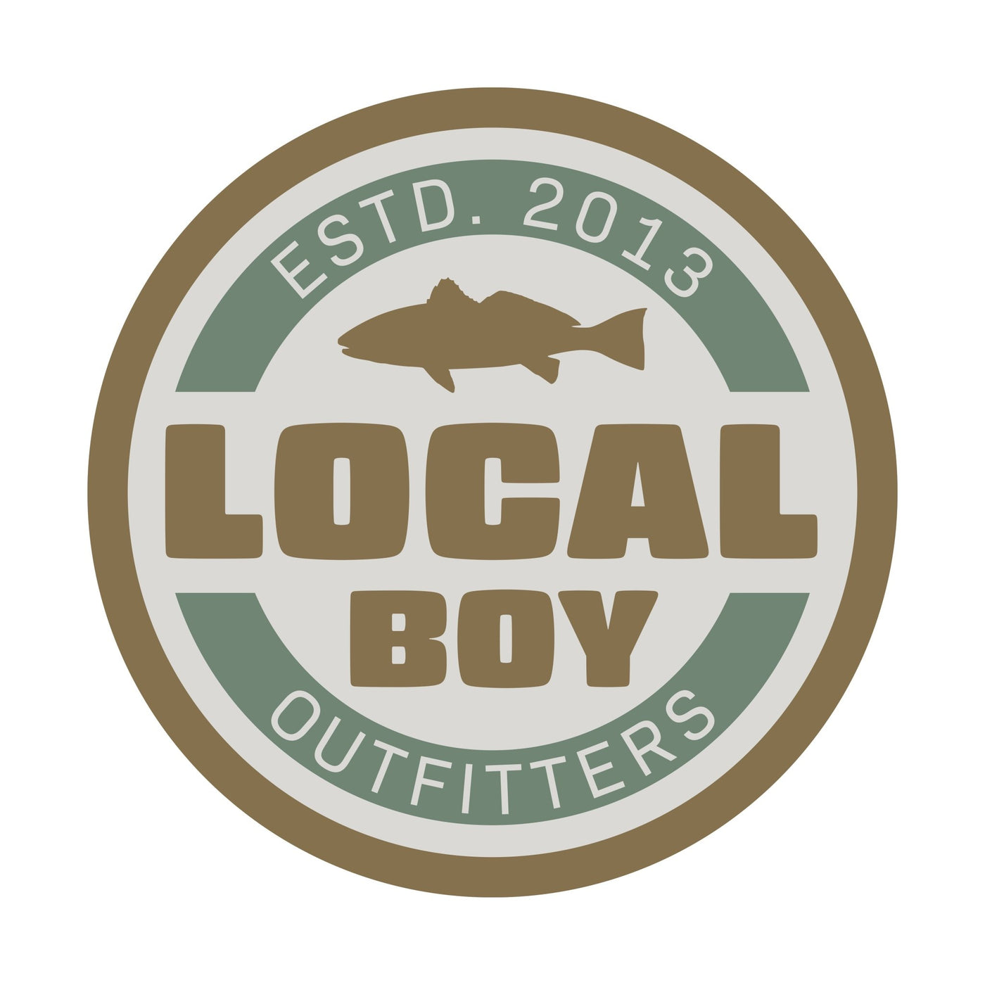 Local Boy Decal - Classic Red - Mercantile213