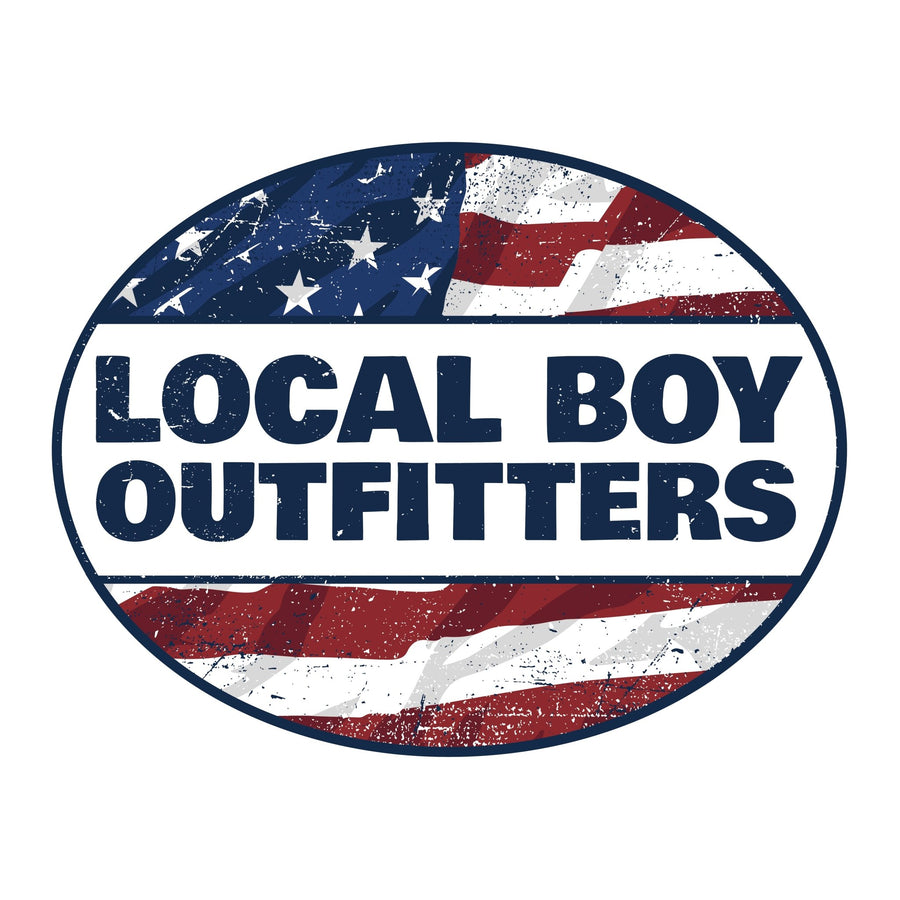 Local Boy Decal - Distressed USA - Mercantile213