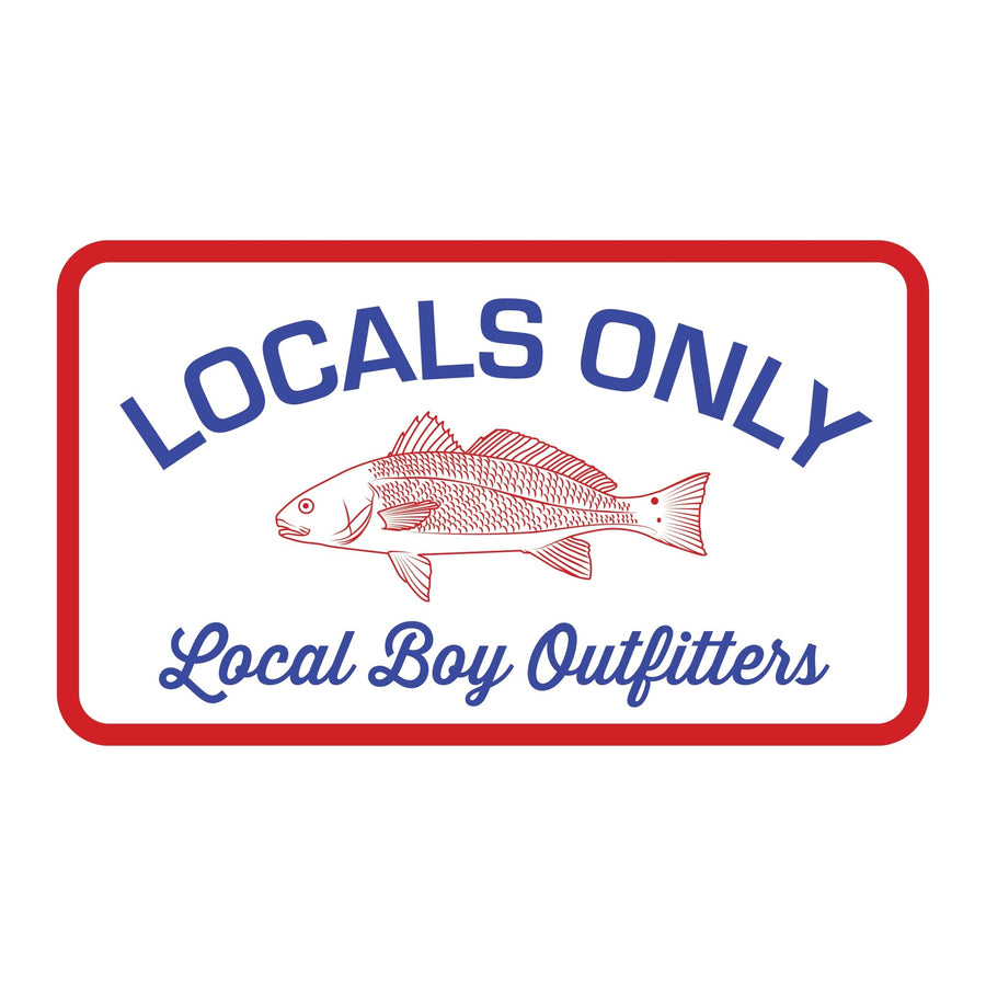 Local Boy Decal - Fisherman Patch - Mercantile213