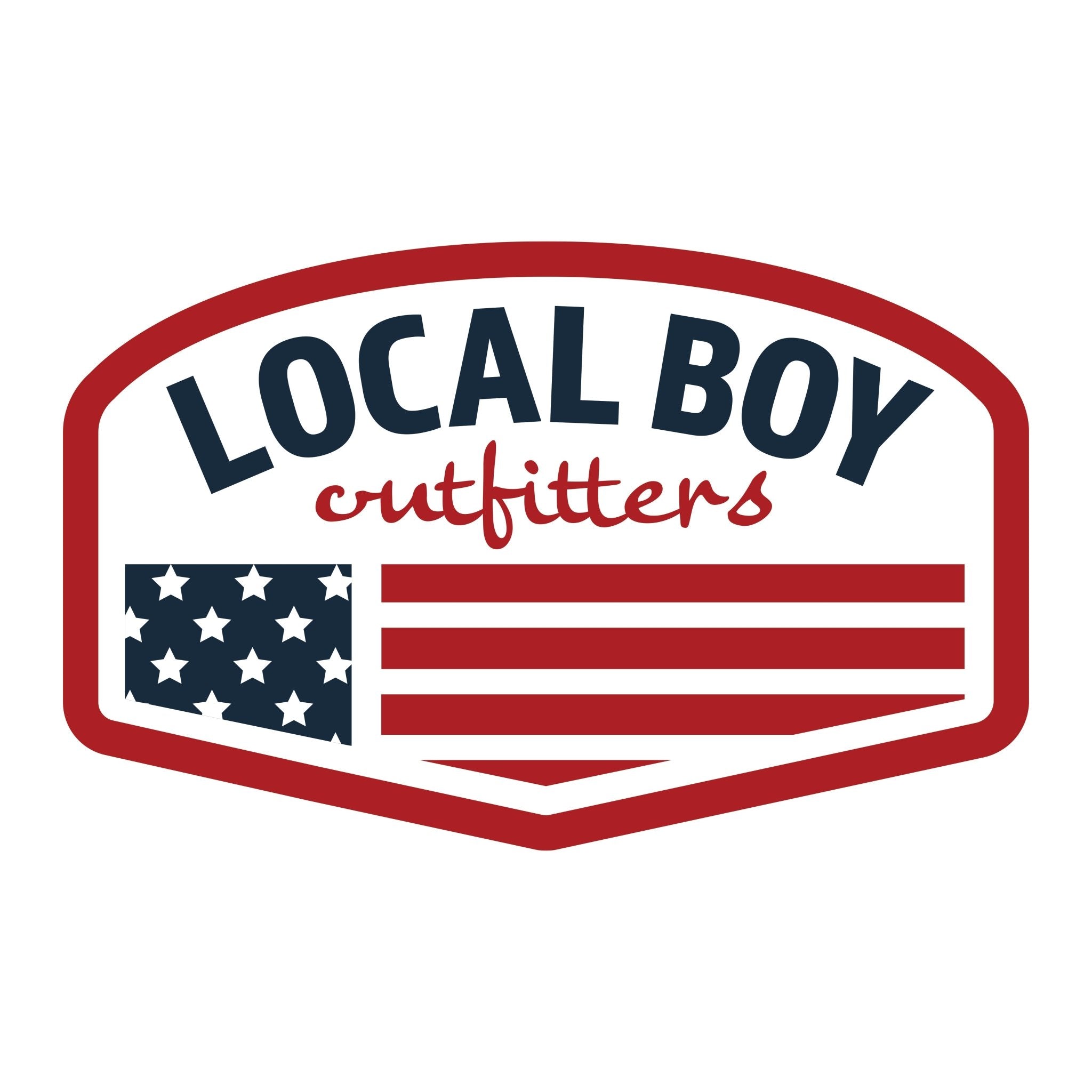 Local Boy Decal - Flag Badge - Mercantile213