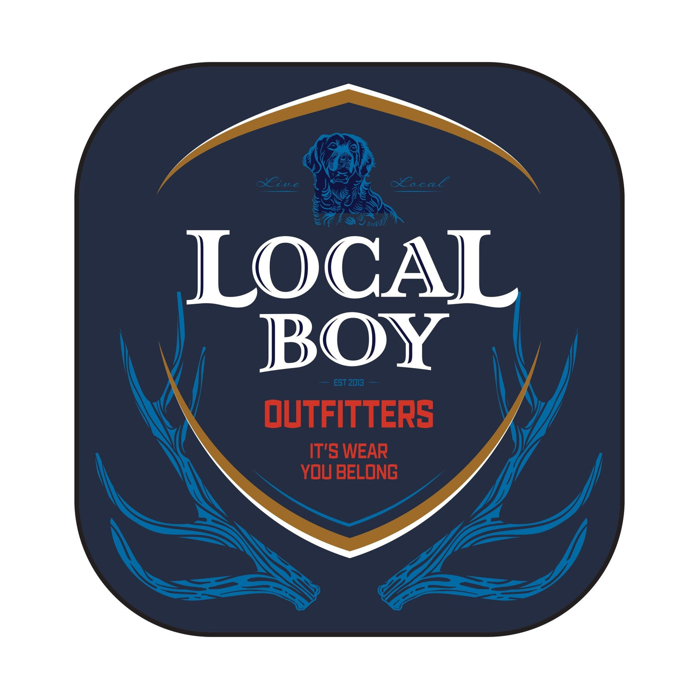Local Boy Decal - Founding Father - Mercantile213