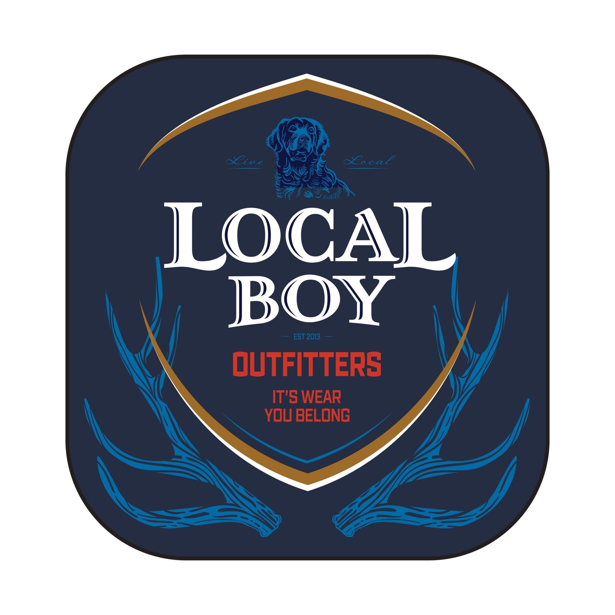 Local Boy Decal - Founding Father - Mercantile213