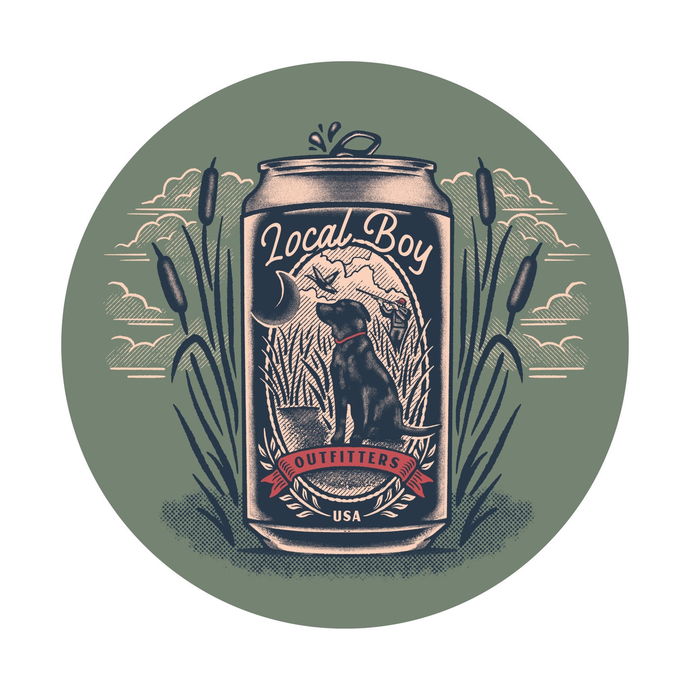 Local Boy Decal - LBO Brew - Mercantile213