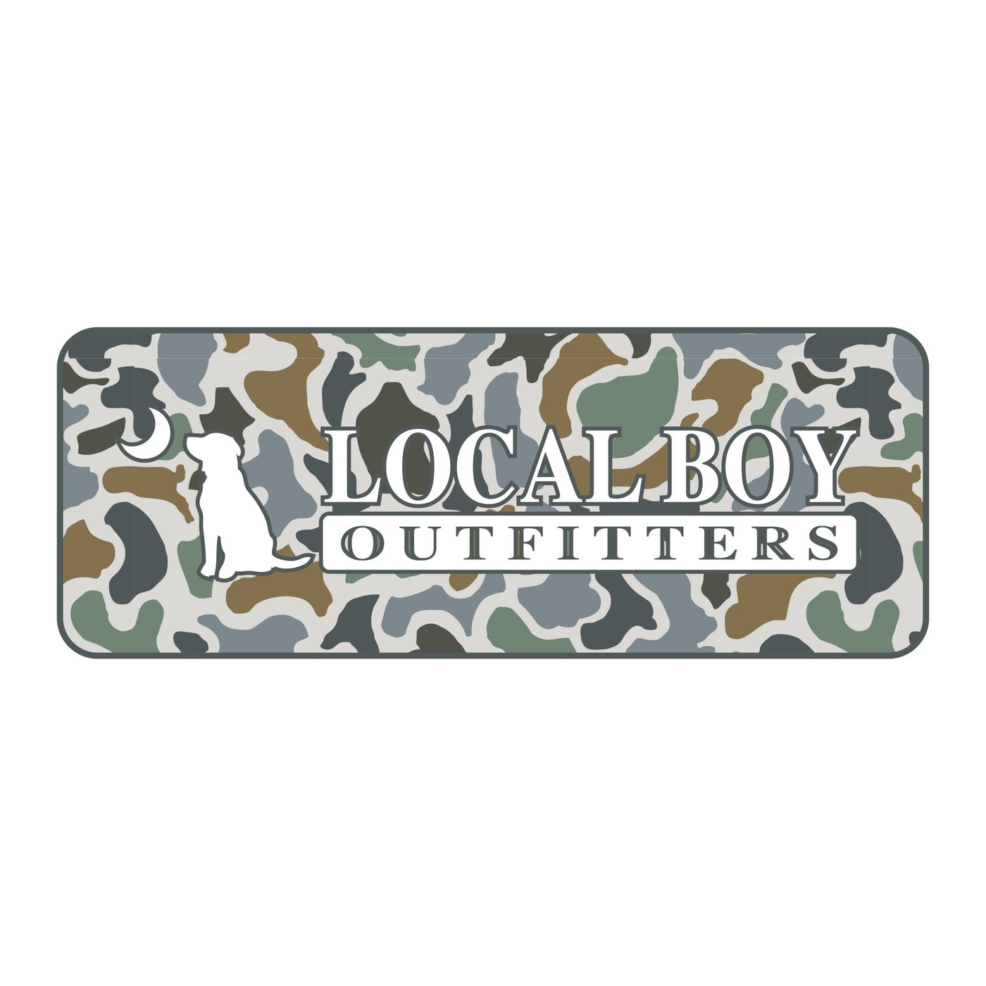 Local Boy Decal - Localflage Bluff Plate - Mercantile213
