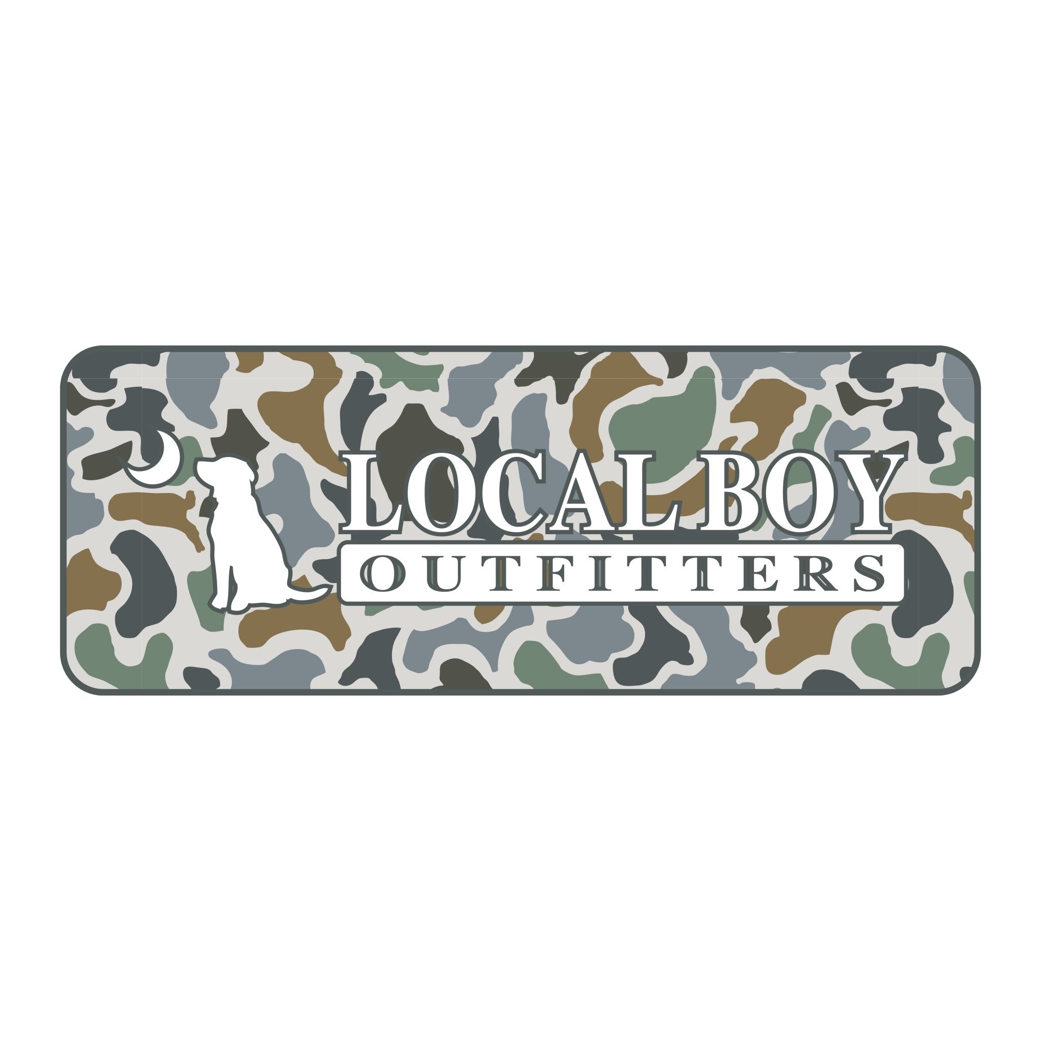 Local Boy Decal - Localflage Bluff Plate - Mercantile213