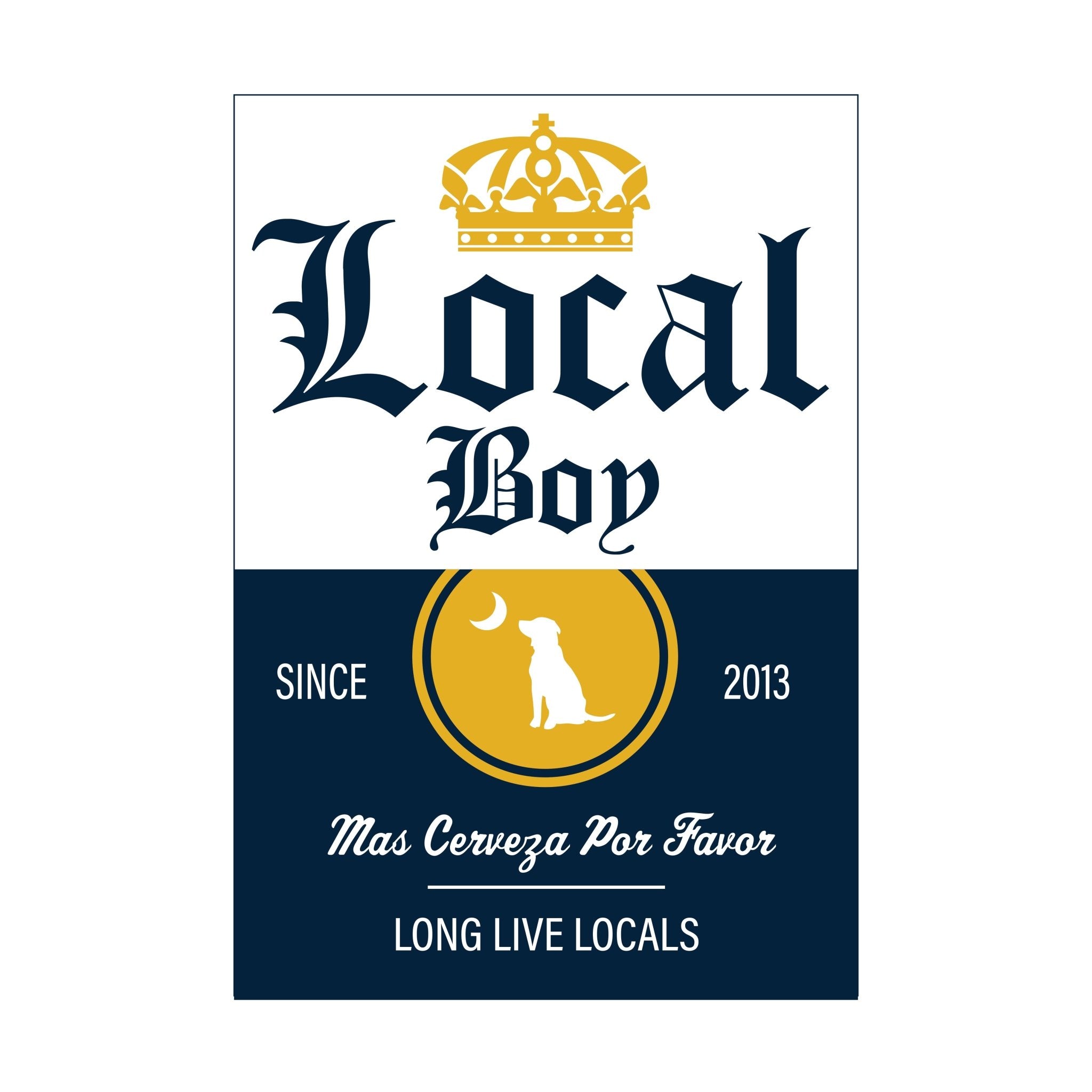 Local Boy Decal - Mas Cerveza - Mercantile213