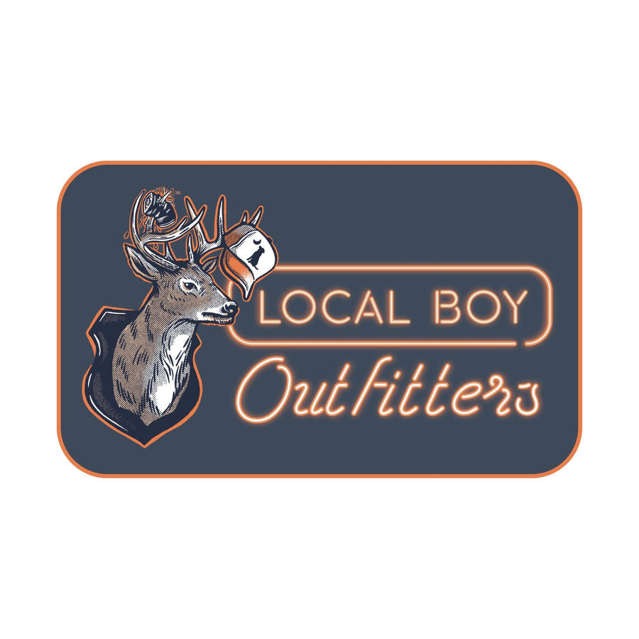 Local Boy Decal - Neon Mount - Mercantile213