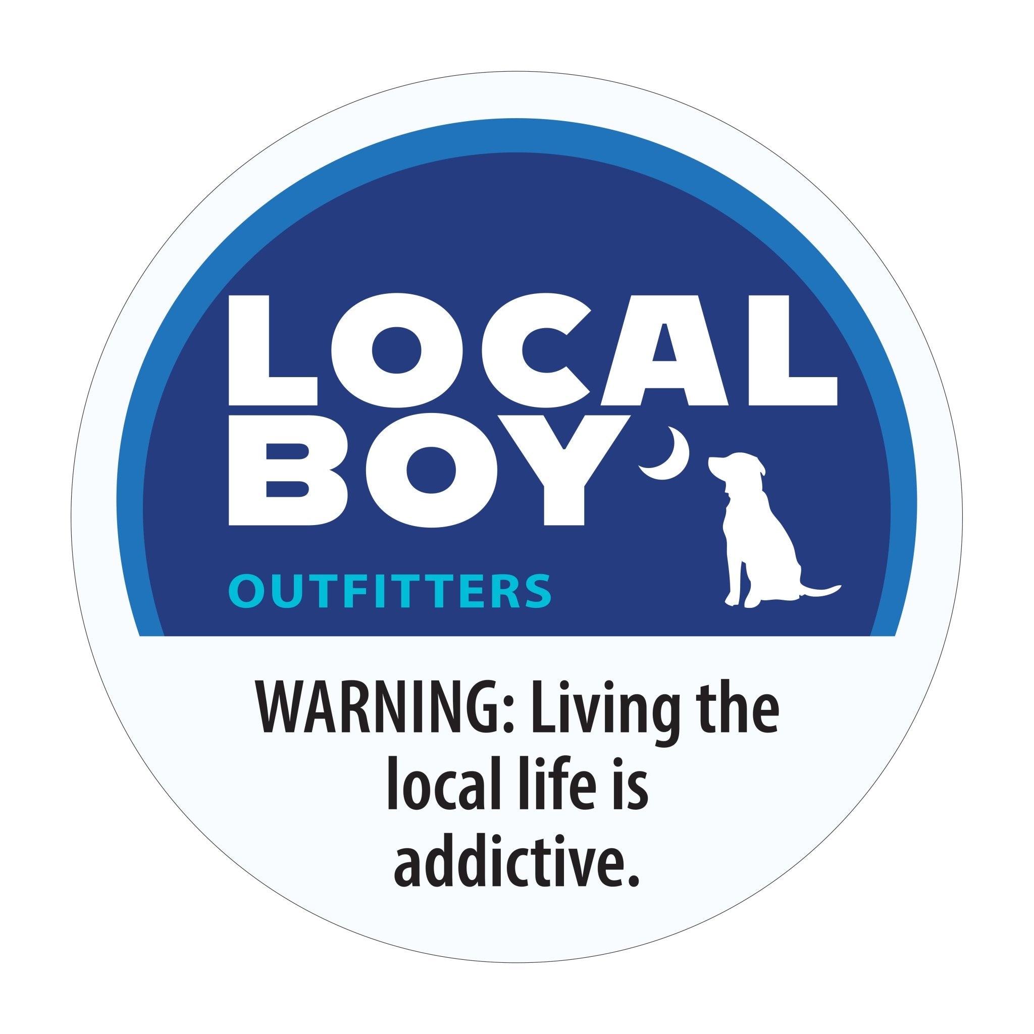 Local Boy Decal - Peppermint - Mercantile213