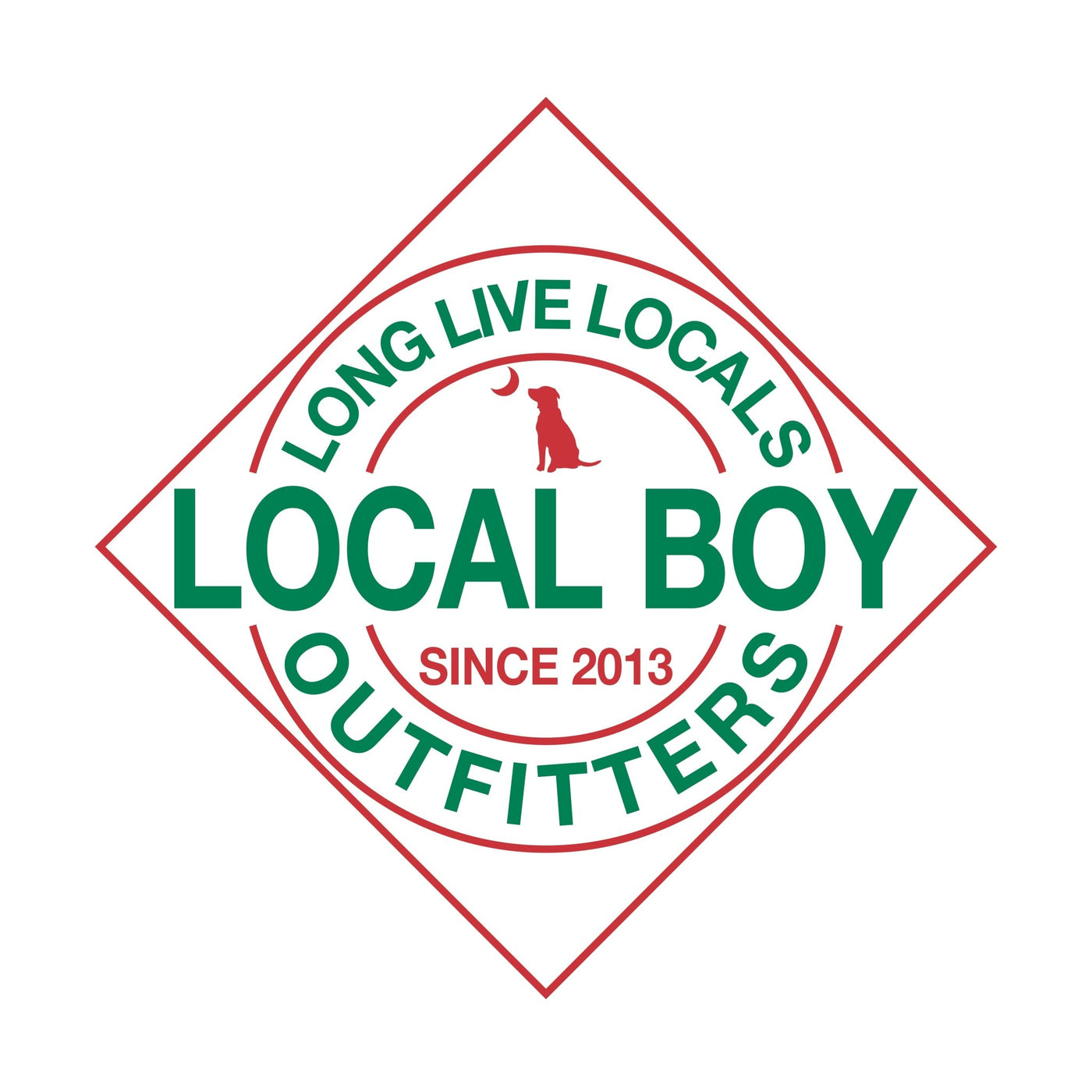 Local Boy Decal - Red Devil - Mercantile213