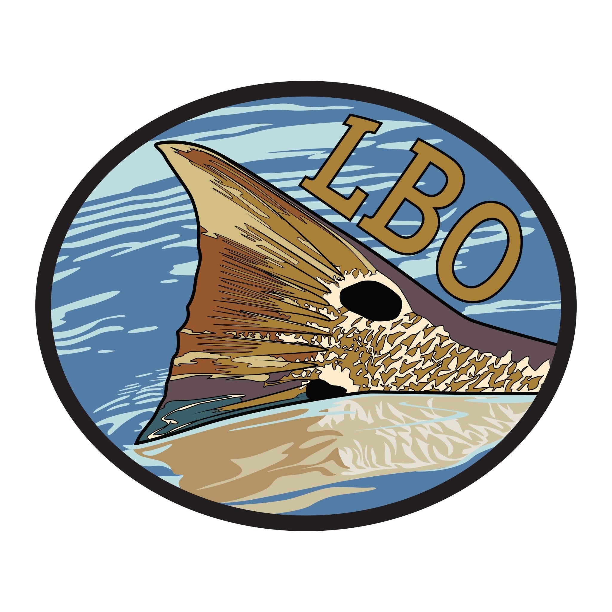 Local Boy Decal - Redfish Waters - Mercantile213