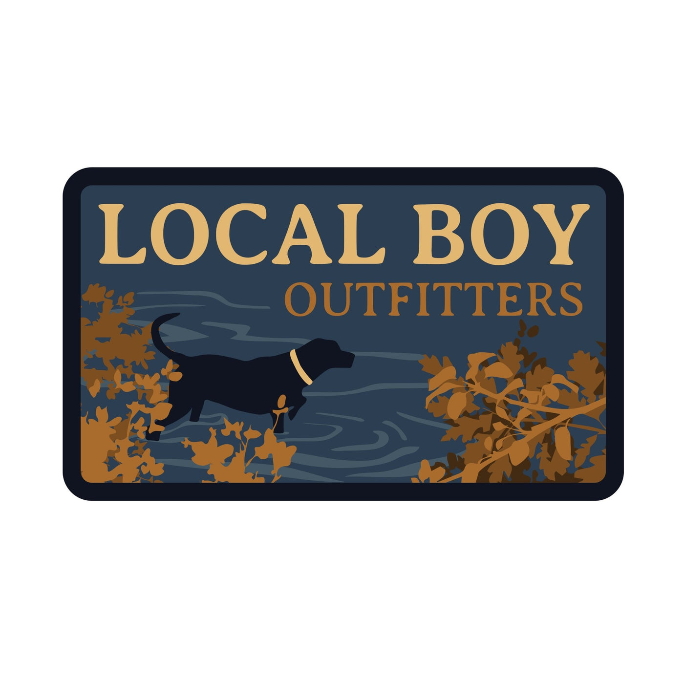Local Boy Decal - River Pup - Mercantile213