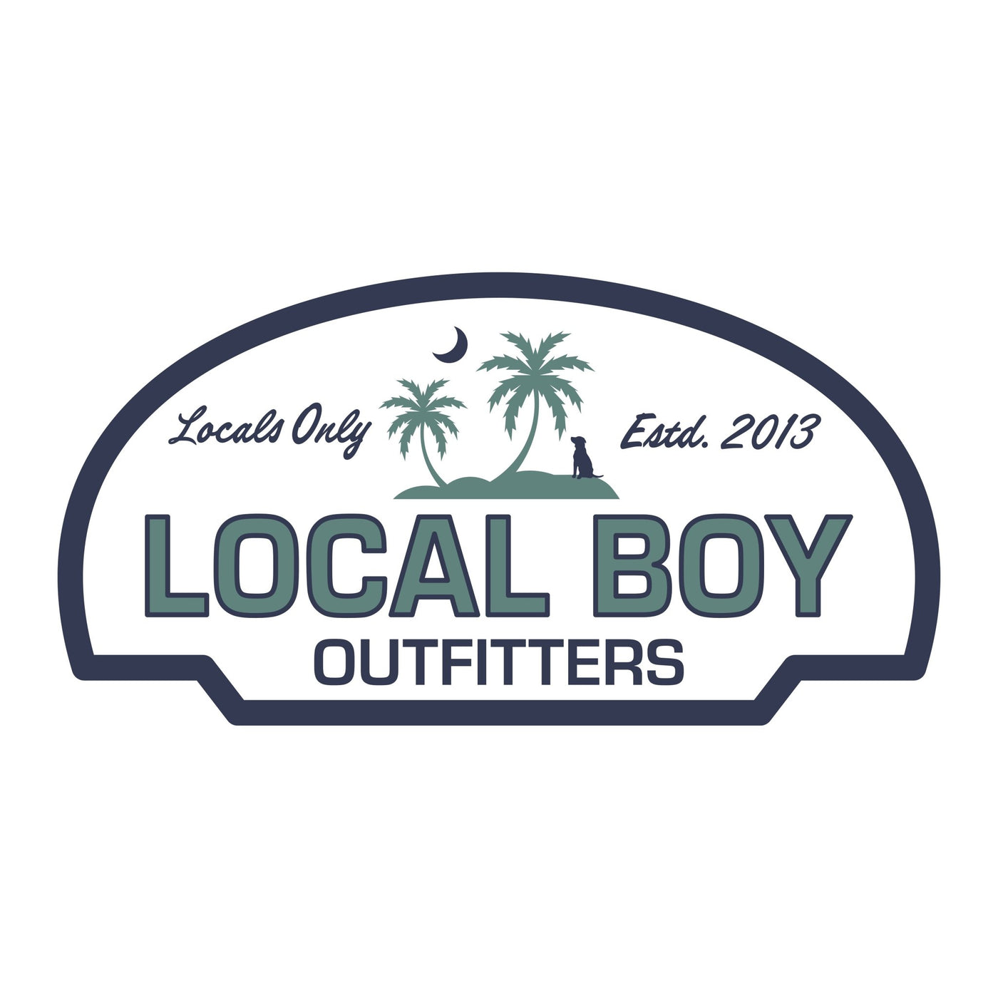 Local Boy Decal - Sandbar - Mercantile213