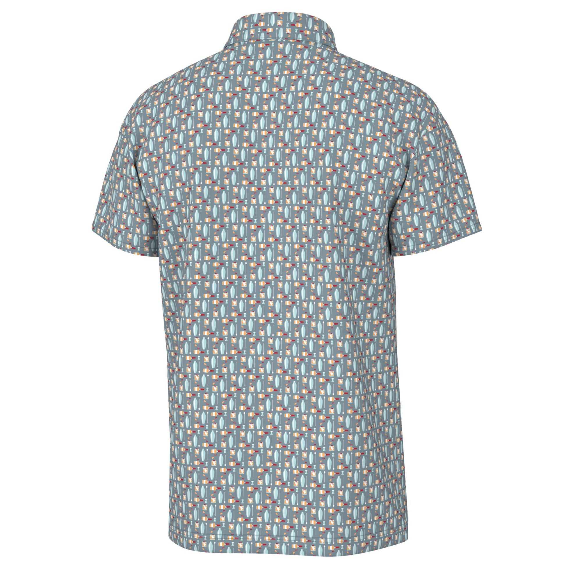 Local Boy Dirty Myrtle Old Fashioned Polo - Gray - Mercantile213