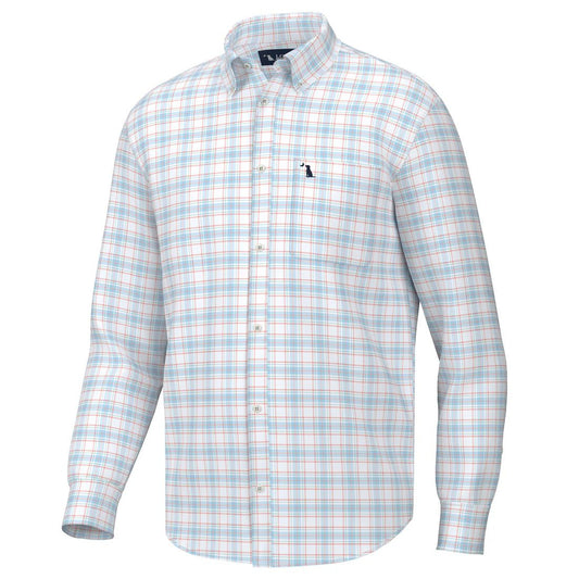 Local Boy Evans Dress Shirt - Coral/Light Blue/Mint - Mercantile213