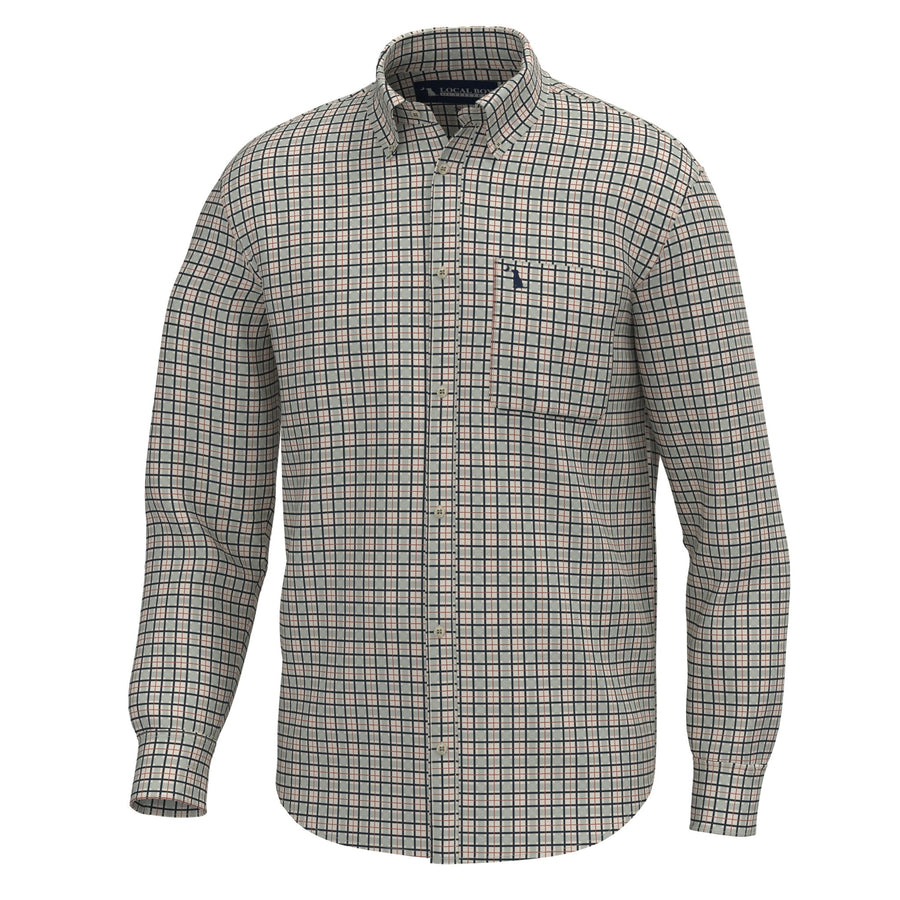 Local Boy Faulk Dress Shirt- GRRB - Mercantile213