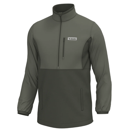Local Boy Fielder Quarter Zip Pullover - Olive - Mercantile213