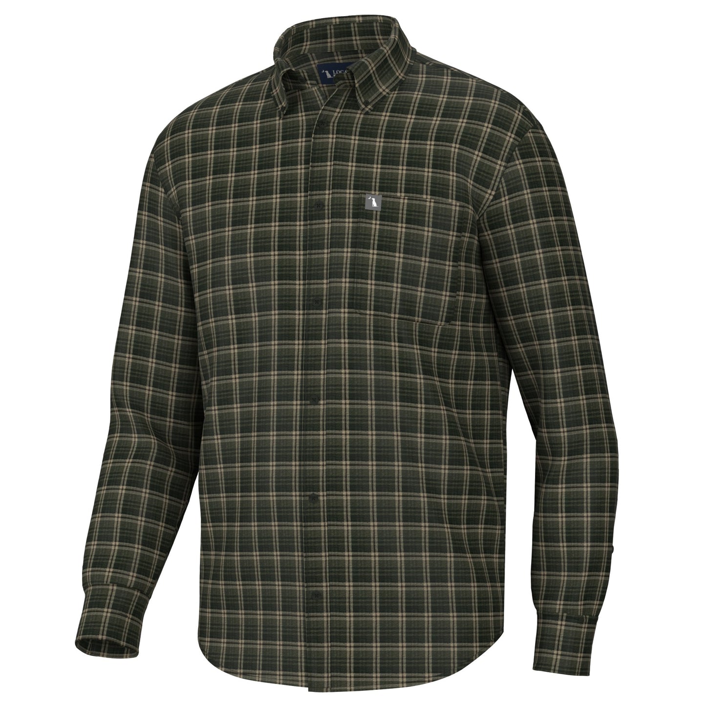 Local Boy Garnder Stretch Flannel Shirt - FOB - Mercantile213