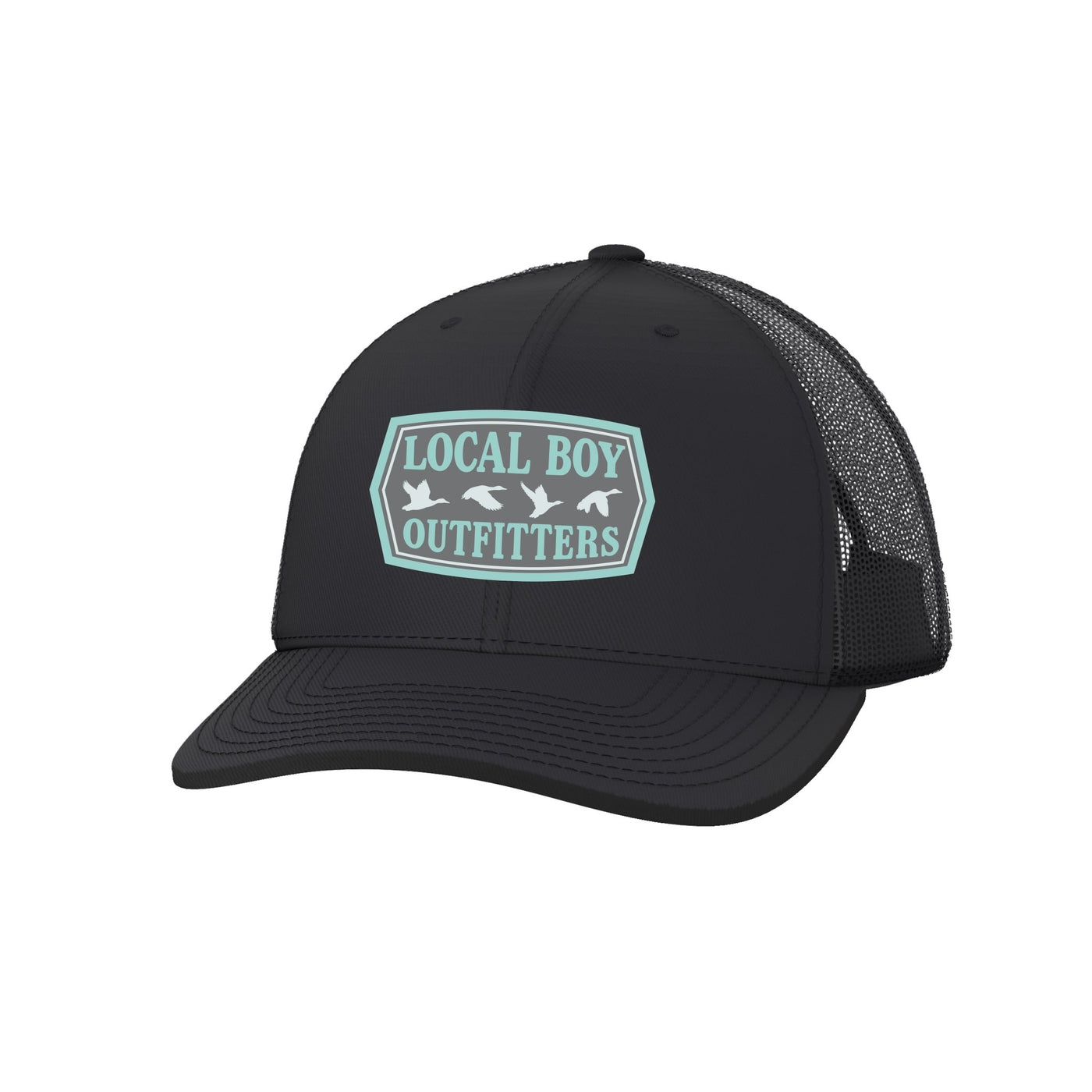Local Boy Hat - Flock Trucker - BLK - Mercantile213