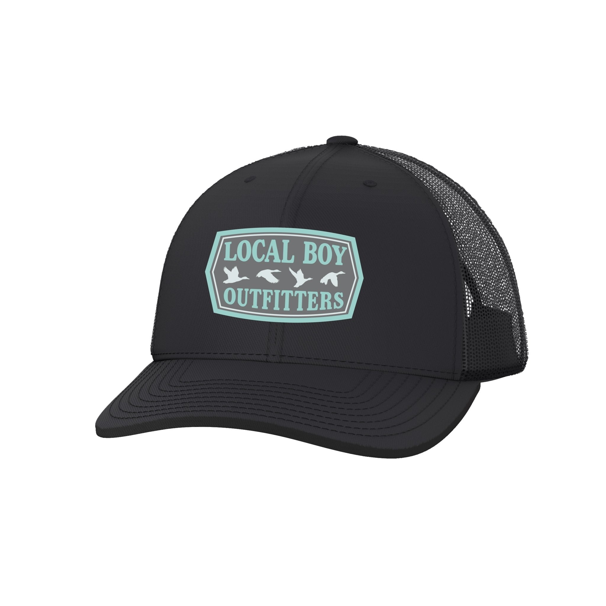 Local Boy Hat - Flock Trucker - BLK - Mercantile213