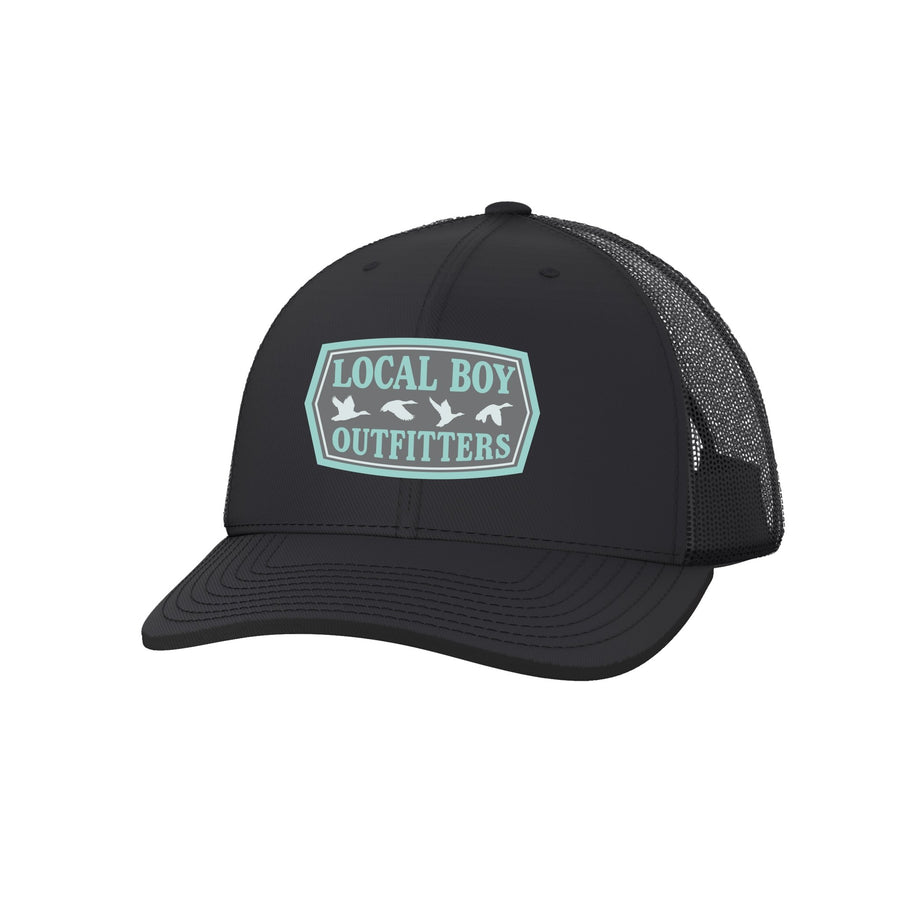 Local Boy Hat - Flock Trucker - BLK - Mercantile213