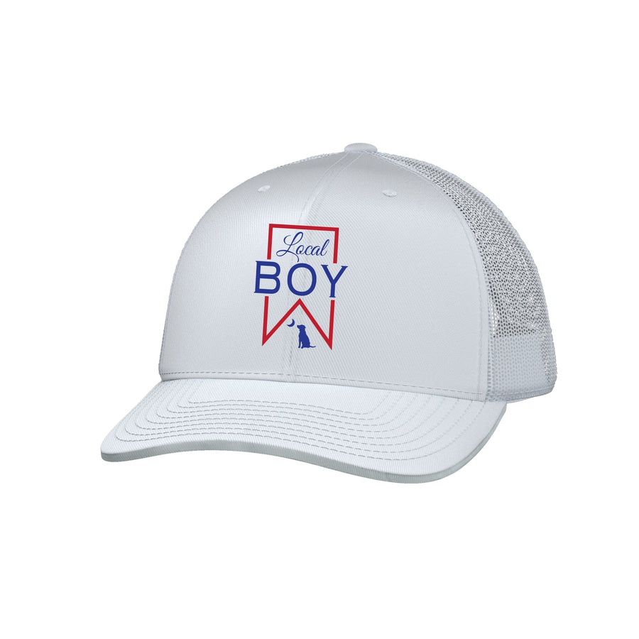 Local Boy Hat - Ultra Local Trucker - White - Mercantile213