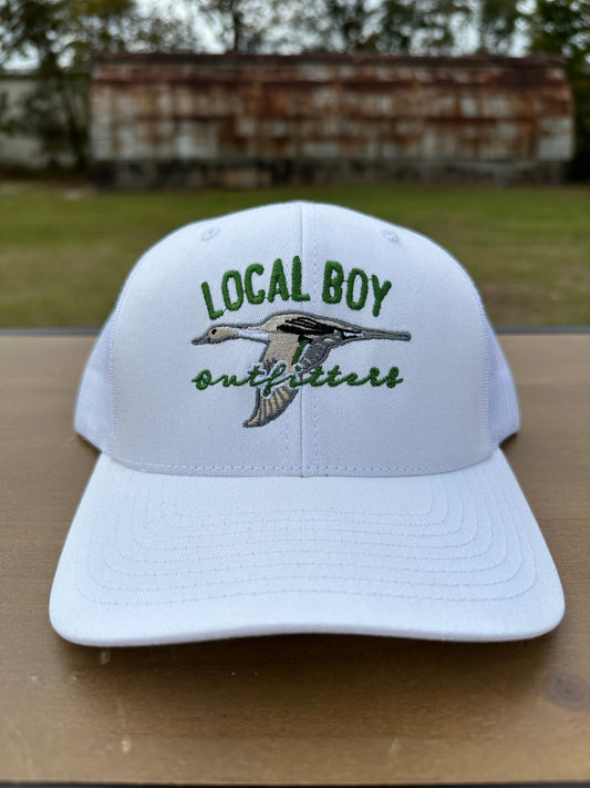 Local Boy Hat - White Lucky Duck - Mercantile213