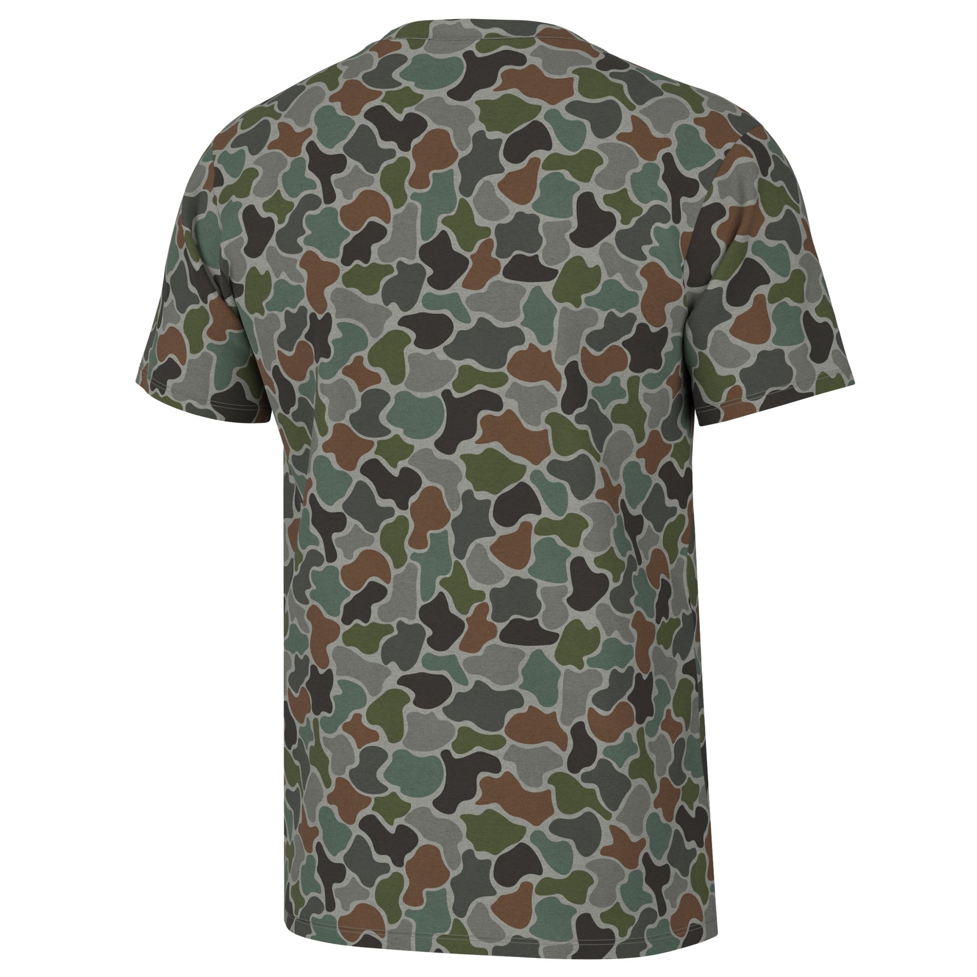 Local Boy Heather Blend SS Crewneck - Forest Camo - Mercantile213