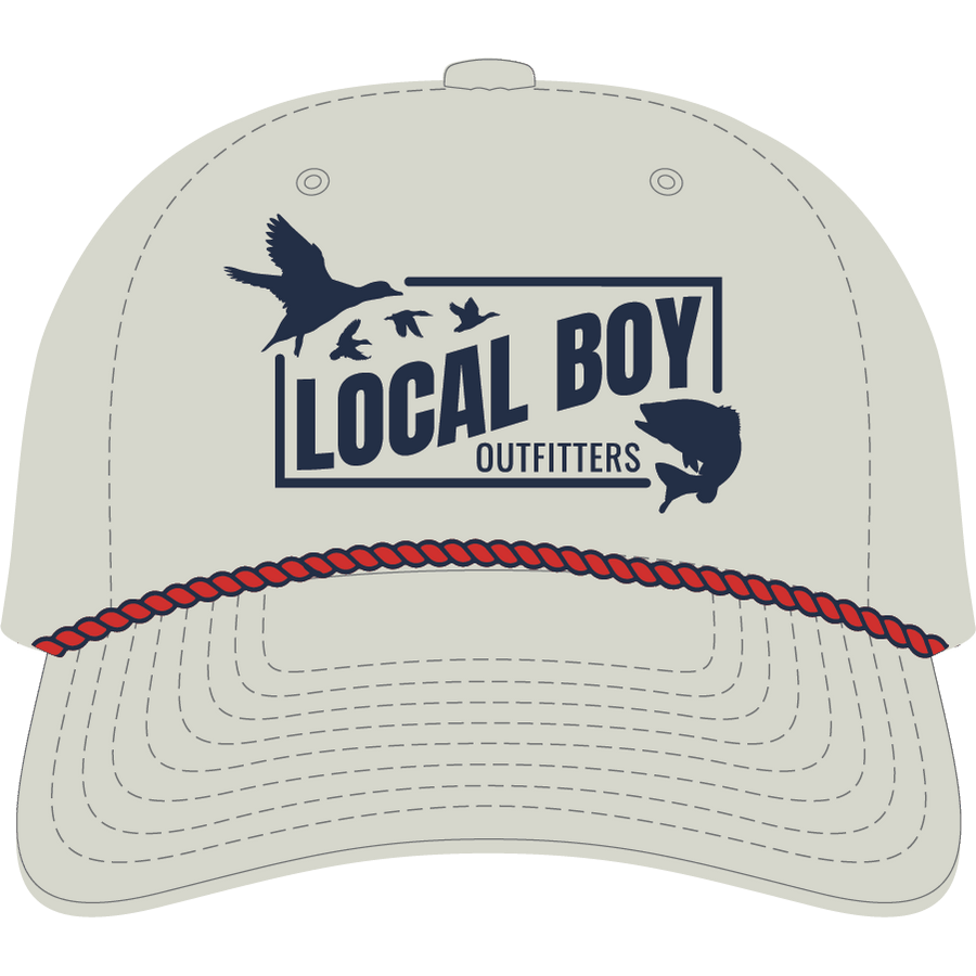 Local Boy High Crown Rope Hat - Cast & Blast - Mercantile213