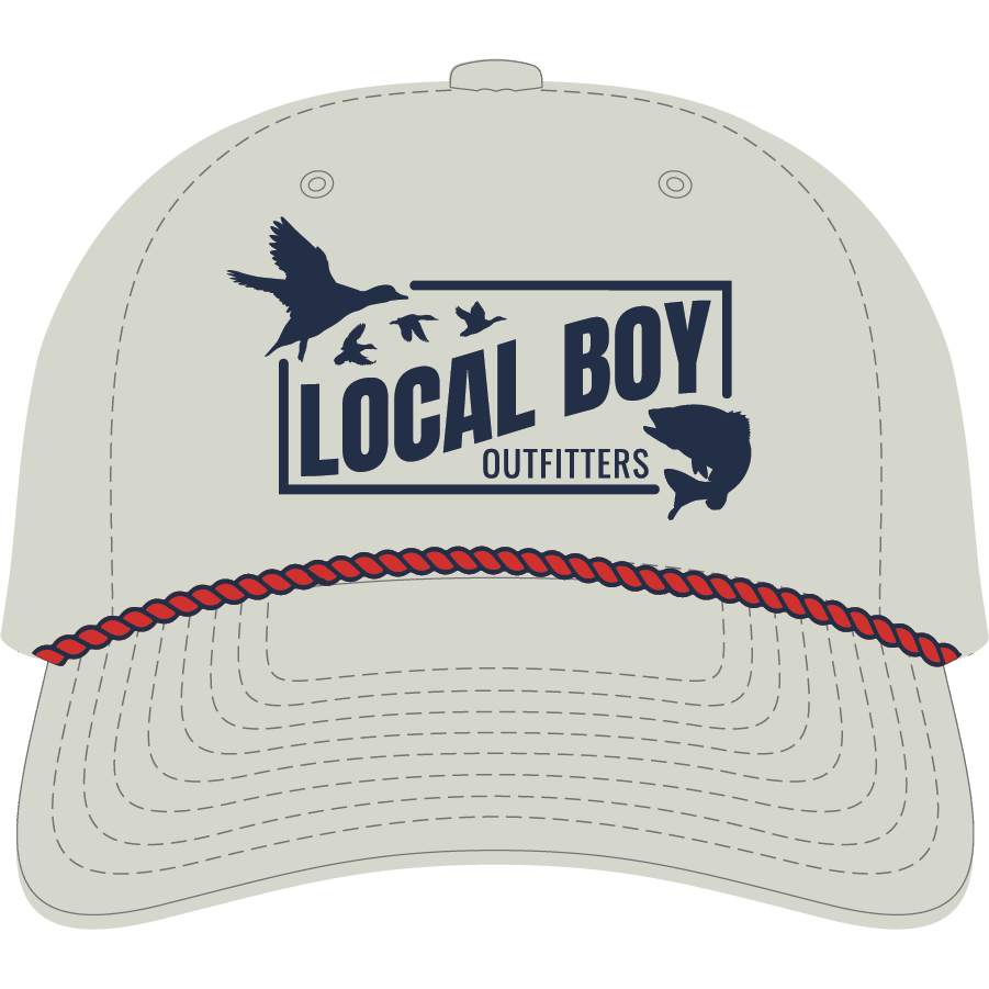 Local Boy High Crown Rope Hat - Cast & Blast - Mercantile213