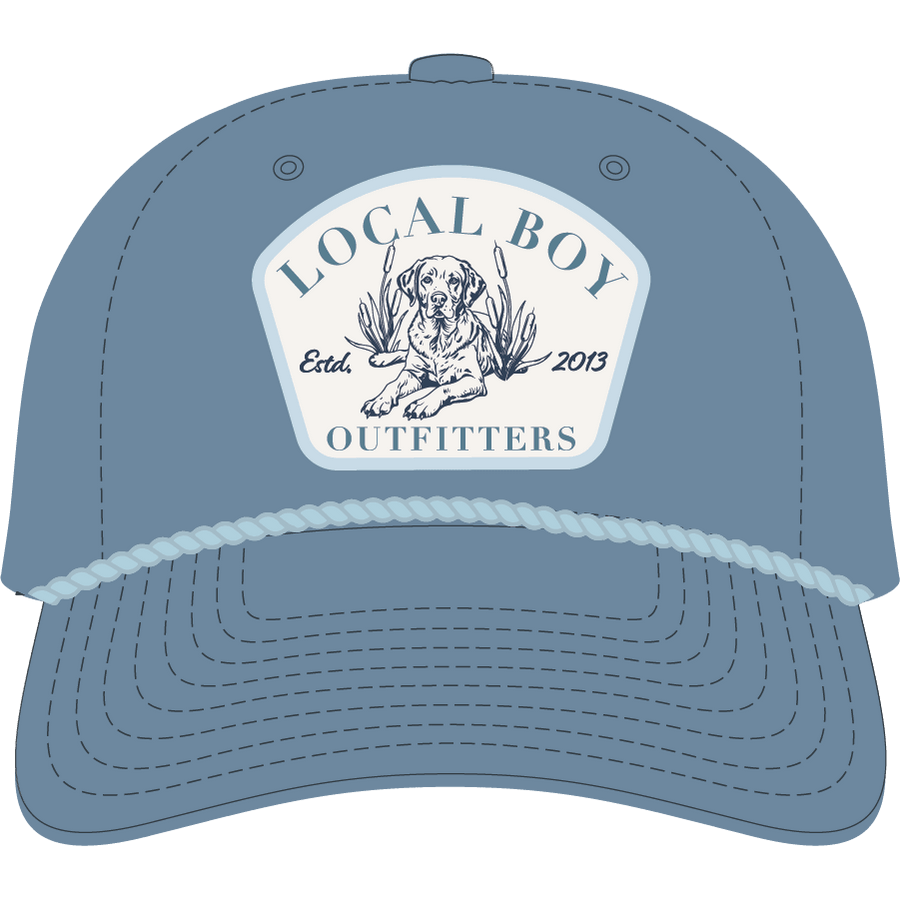 Local Boy High Crown Rope Hat - Mans Best Friend - Mercantile213