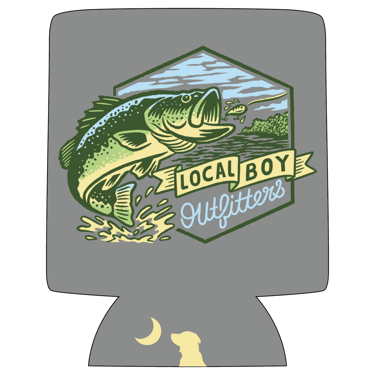 Local Boy Koozie - Big Bass - Mercantile213