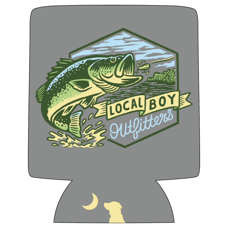 Local Boy Koozie - Big Bass - Mercantile213